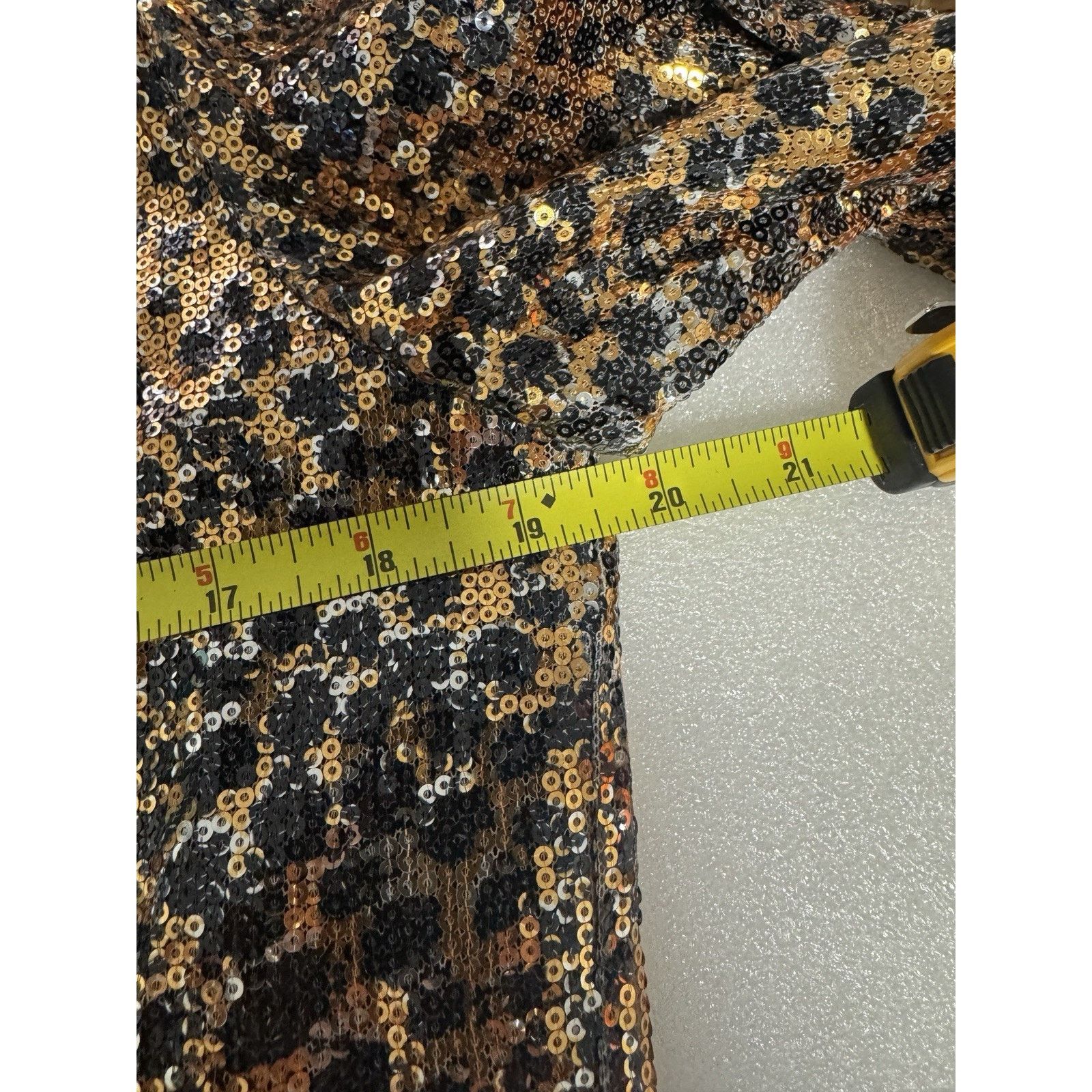Sea New York NWT Sea New York Sequin Leopard Mini Dress $445 Size M / US 6-8 / IT 42-44 - 8 Thumbnail