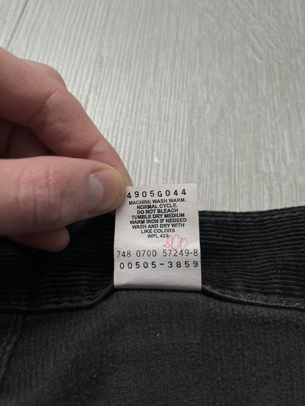 Levi's × Vintage Vintage 90s Levis 505 Corduroy Regular Straight 36x34 Pants Size US 34 / EU 50 - 11 Thumbnail