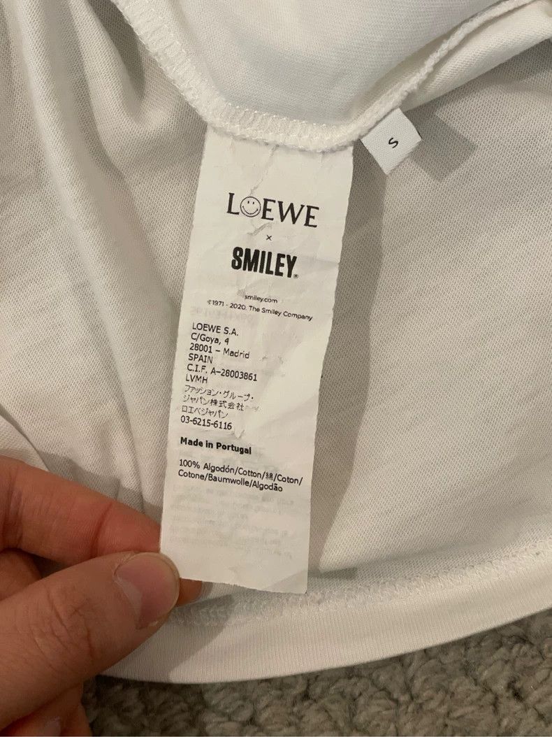 Other LOEWE White smile short sleeve T-shirt Size S / US 4 / IT 40 - 6 Thumbnail