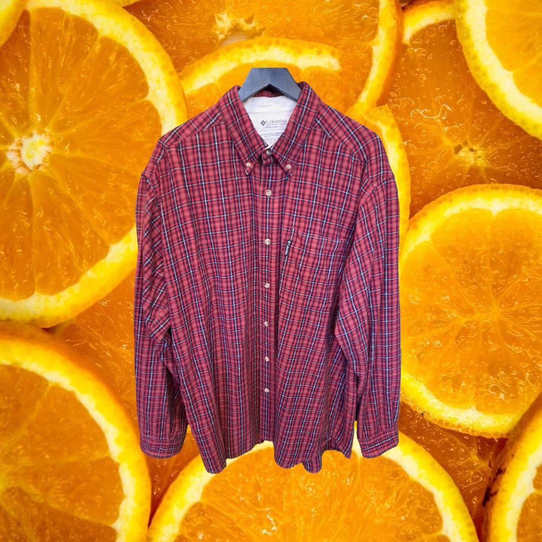 Columbia Columbia Red, White and Black Plaid Shirt Size XL Size US XL / EU 56 / 4 - 1 Thumbnail