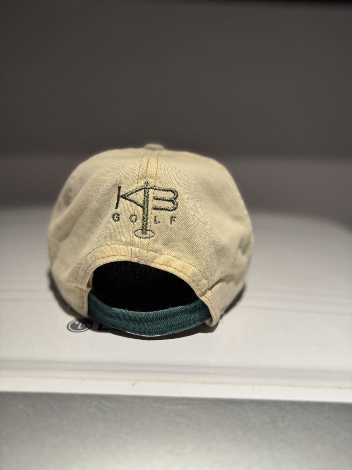 Vintage Two Tone Vintage Kevin Burns hat White/Green Size ONE SIZE - 2 Thumbnail