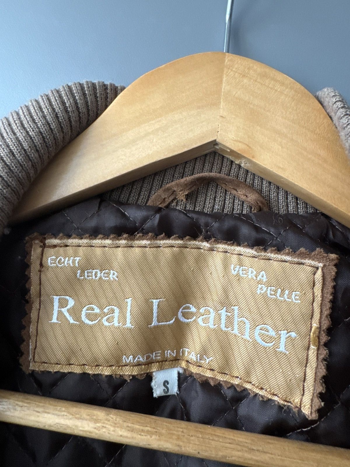 Vintage Vintage Suede Leather Jacket Boxy Fit ALD style avant garde Size US S / EU 44-46 / 1 - 2 Thumbnail