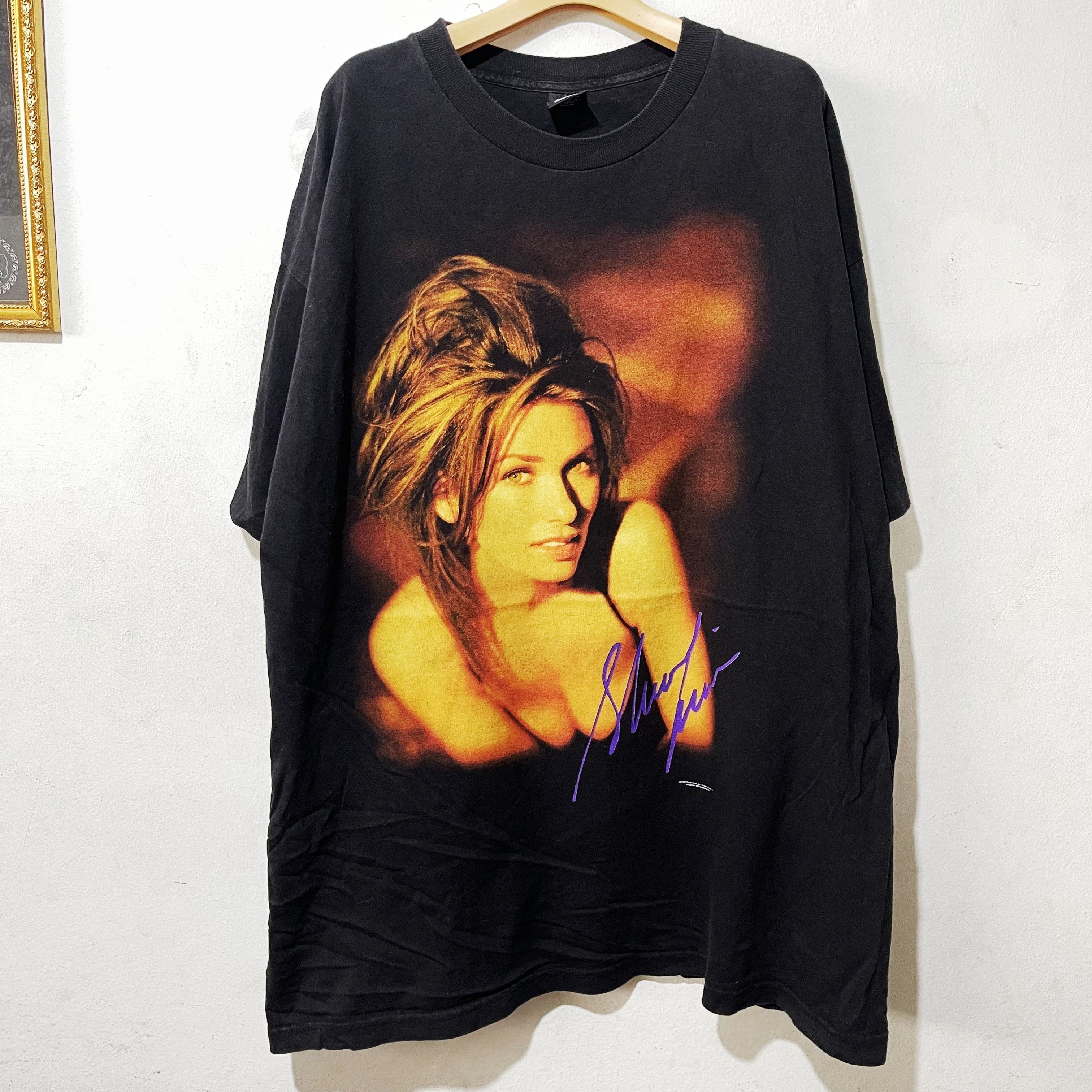 Band Tees × Vintage Vintage 1998 Shania Twain Shirt Size US XL / EU 56 / 4 - 1 Thumbnail