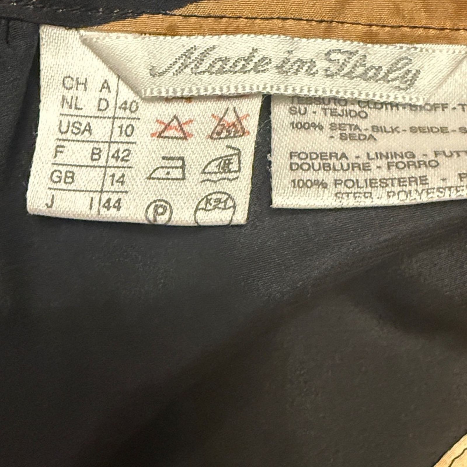 Max Mara Max mara Elegant Patchwork brown, and tan button front skirt Size 30" / US 8 / IT 44 - 9 Thumbnail
