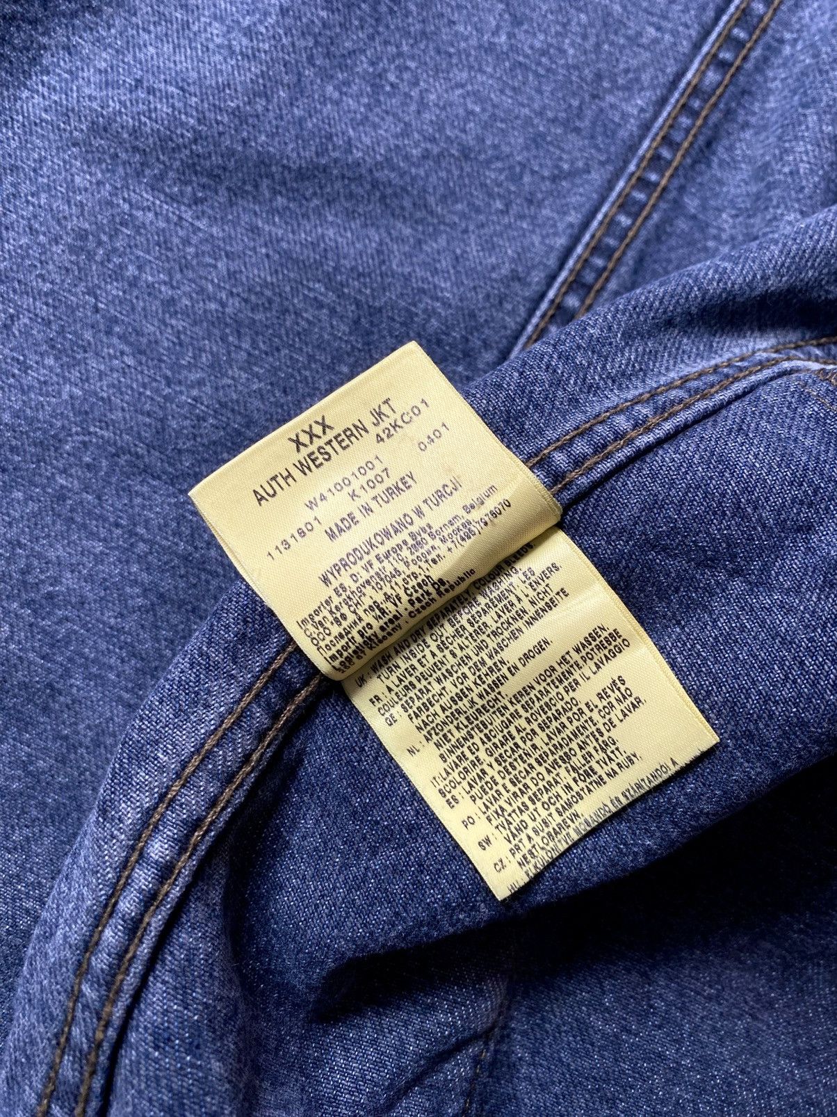 Wrangler Vintage 90s Wrangler Western Denim Jacket Size US XXL / EU 58 / 5 - 16 Thumbnail