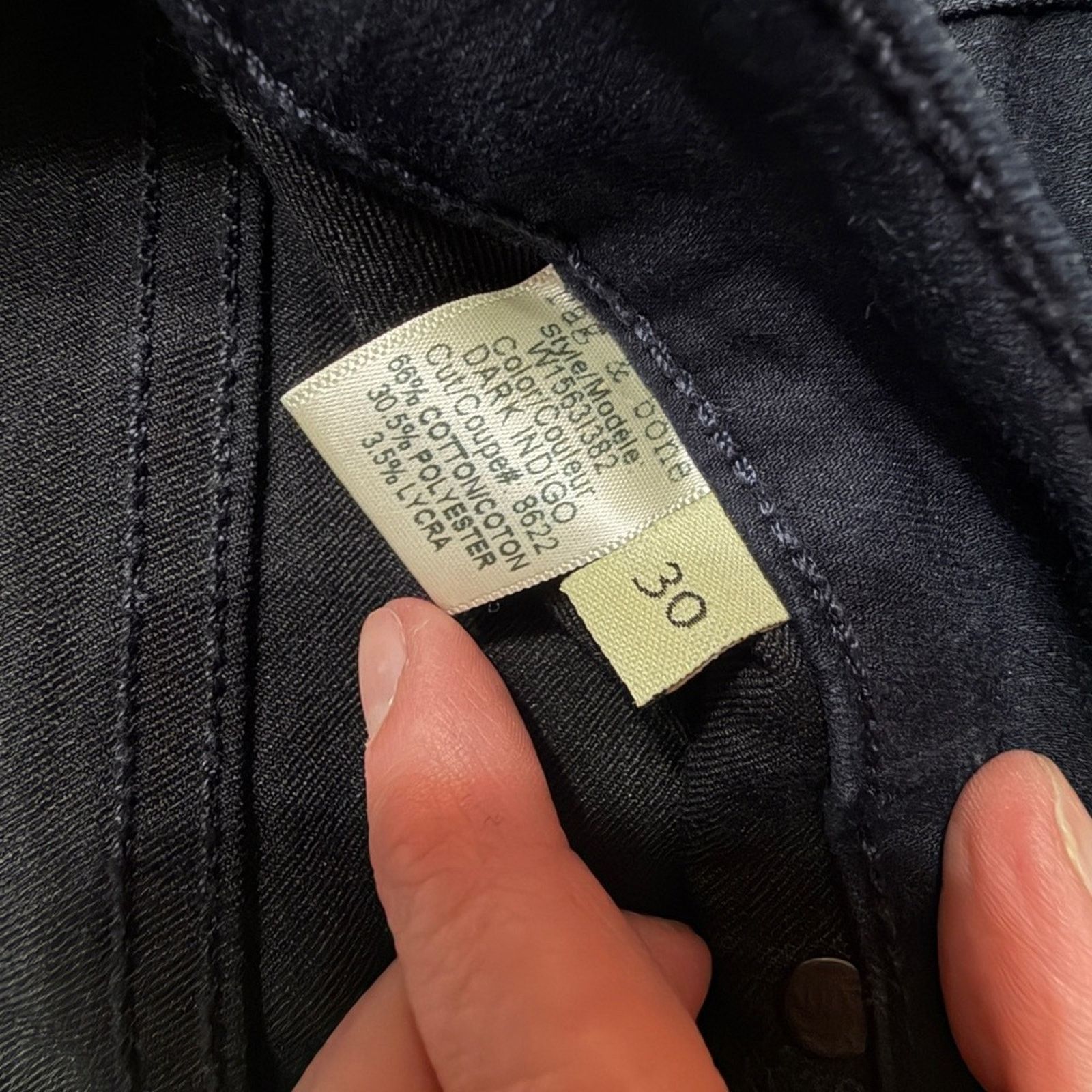 Rag & Bone rag & bone Moto Jeans Women Size 30 Black Biker Knee Stretch Size 30" / US 8 / IT 44 - 7 Thumbnail