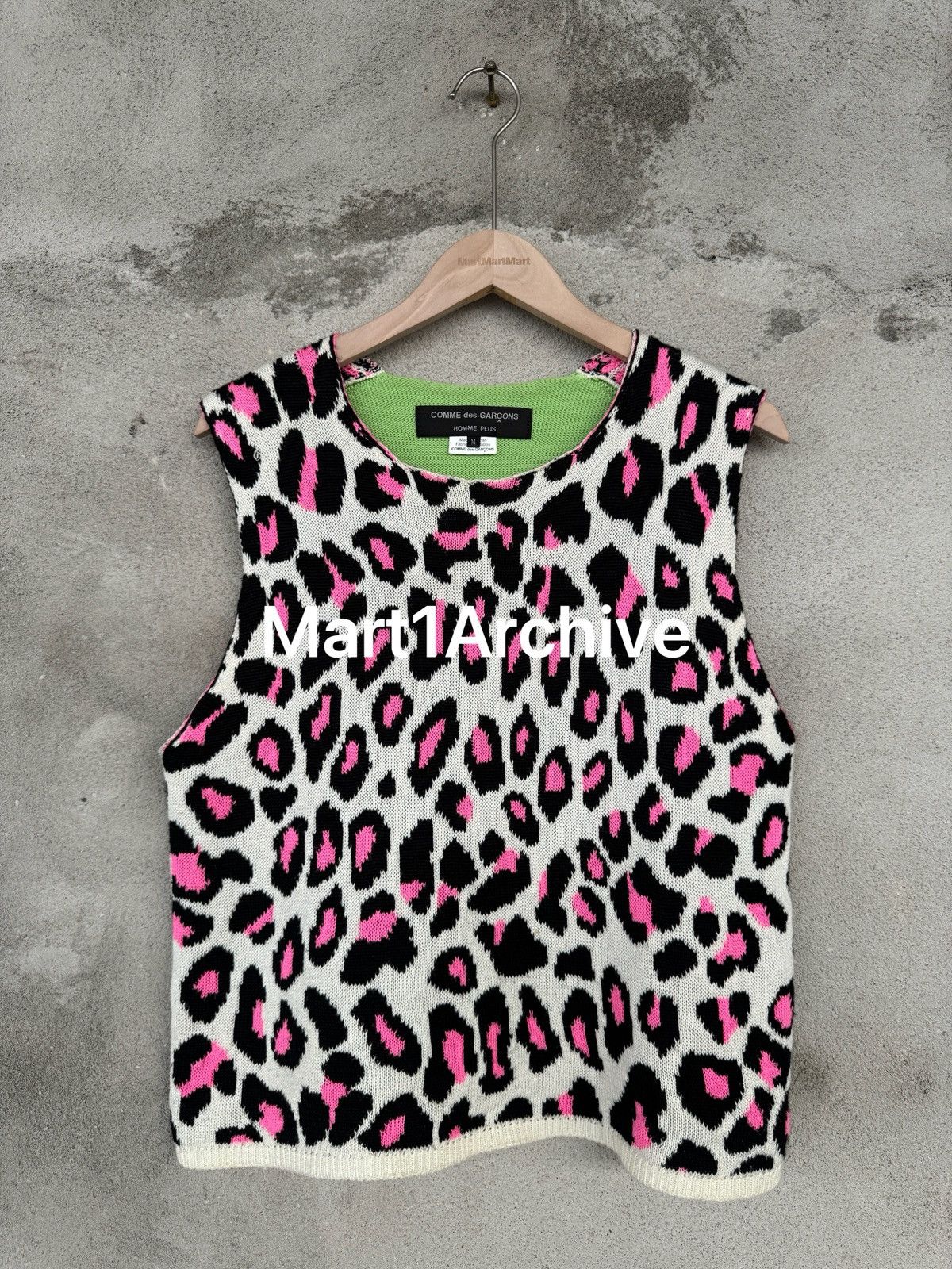 Comme des Garcons Comme Des Garçons Homme Plus 18SS Leopard Print Vest Size US M / EU 48-50 / 2 - 1 Thumbnail