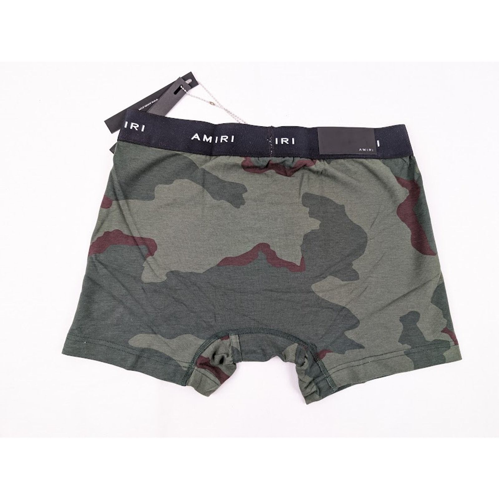 Amiri o1rshd1 Waistband Camo Boxer Short in Orange/Black Size US 30 / EU 46 - 9 Thumbnail