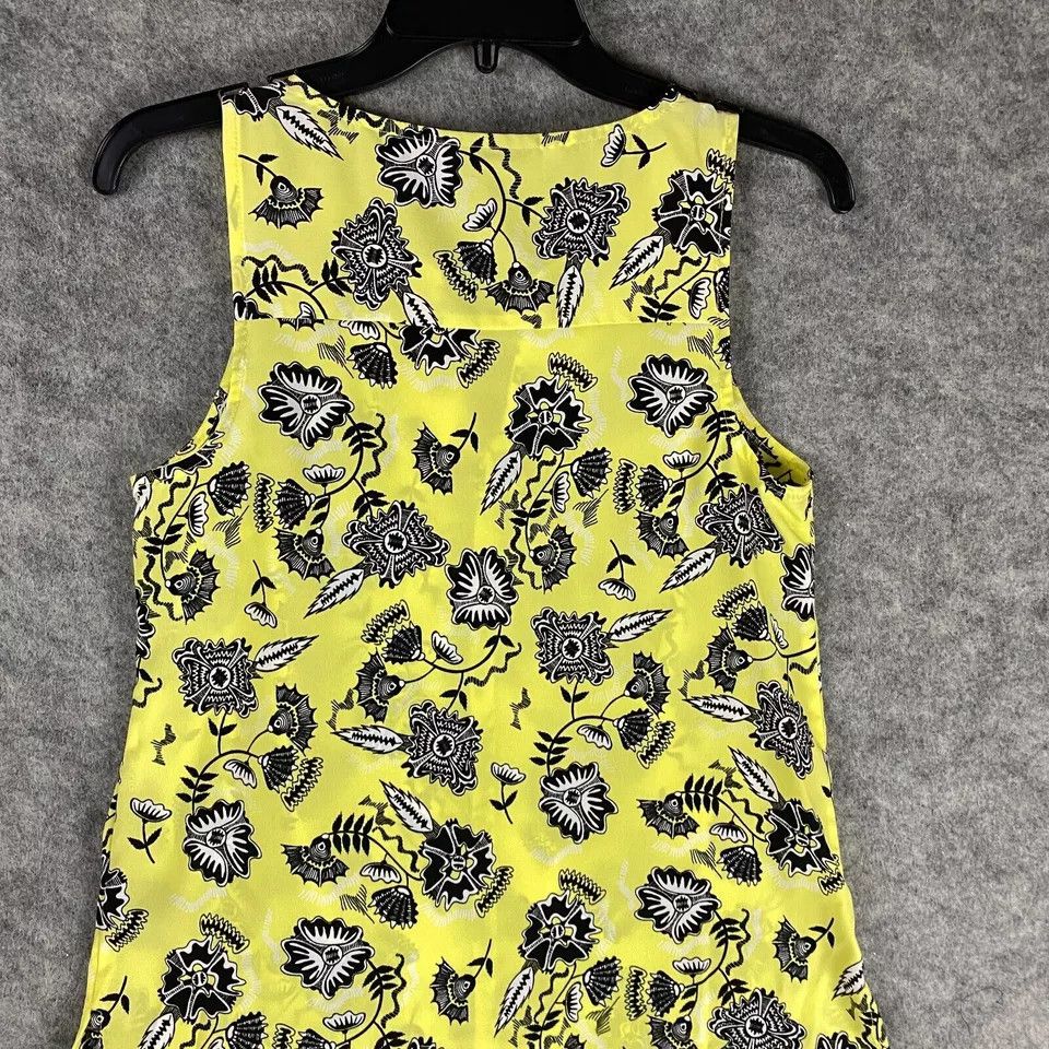 Other Attention Blouse XS Women's Sleeveless Floral Yellow Size XS / US 0-2 / IT 36-38 - 7 Thumbnail