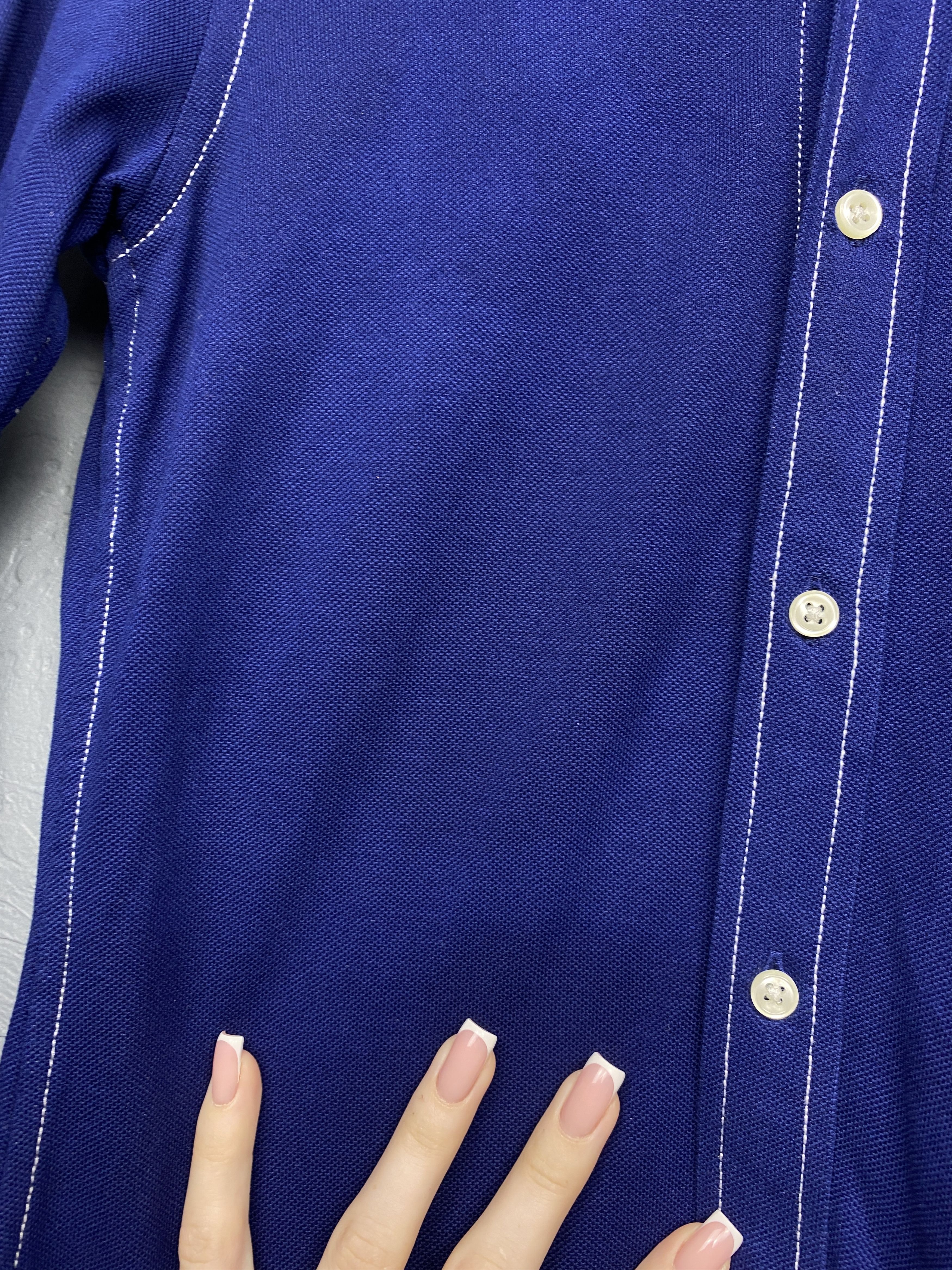 Polo Ralph Lauren Polo Ralph Lauren Mens Knit Oxford Long Sleeve Shirt Size US XXS / EU 40 - 5 Thumbnail