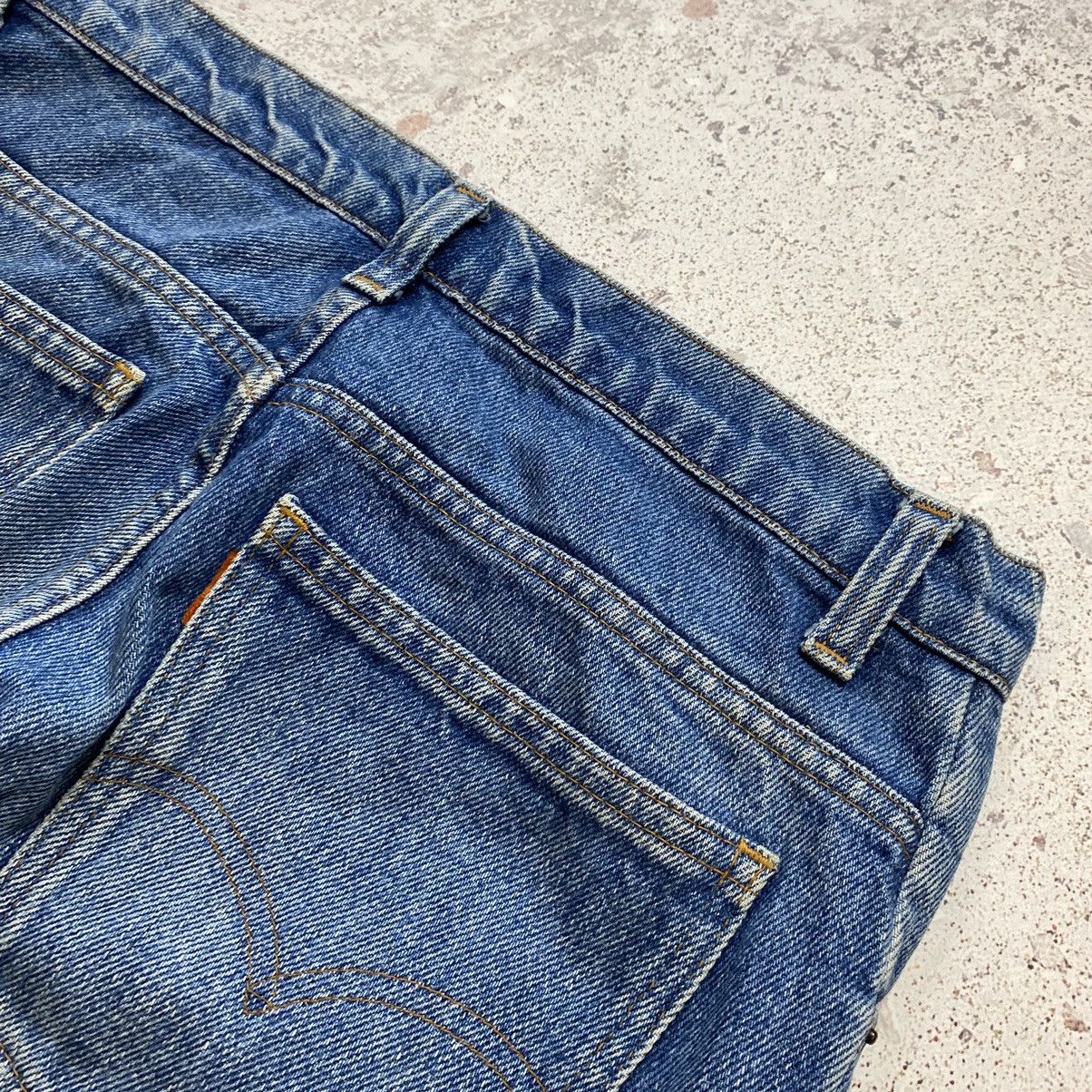 Levi's × Vintage Vintage Orange Tab Levi’s Flared Washed Denim Jeans 80s Y2K Size US 30 / EU 46 - 3 Thumbnail