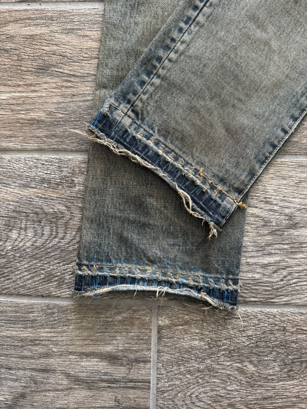 Jun Takahashi × Undercover Undercover SS10 ‘68’ blue yarn denim Size US 30 / EU 46 - 6 Thumbnail