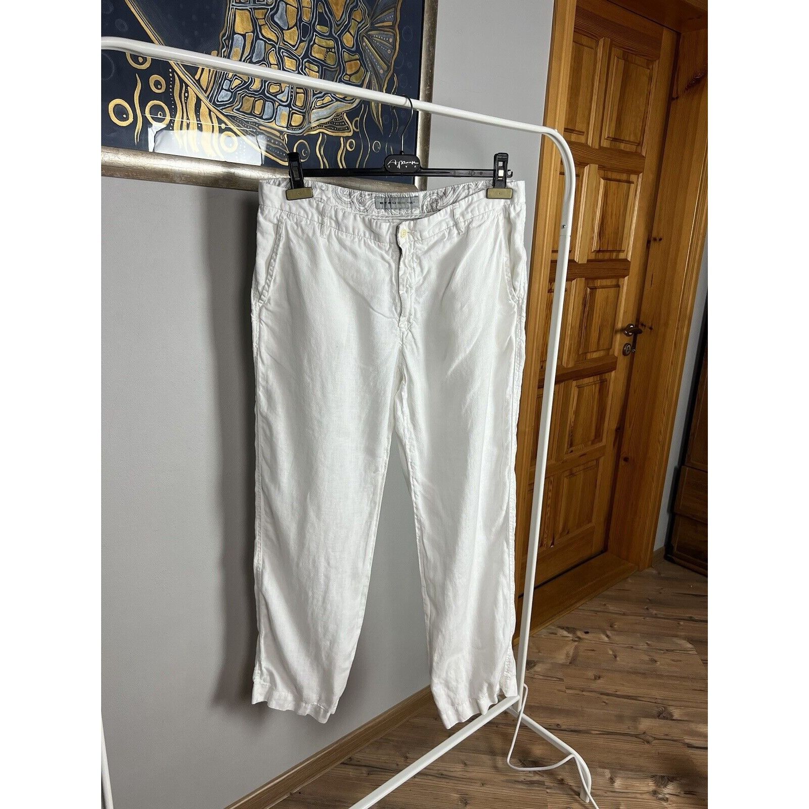 Etro Etro Old Money Style White Linen Relaxed Fit Pants Size 52 Size US 36 / EU 52 - 1 Thumbnail