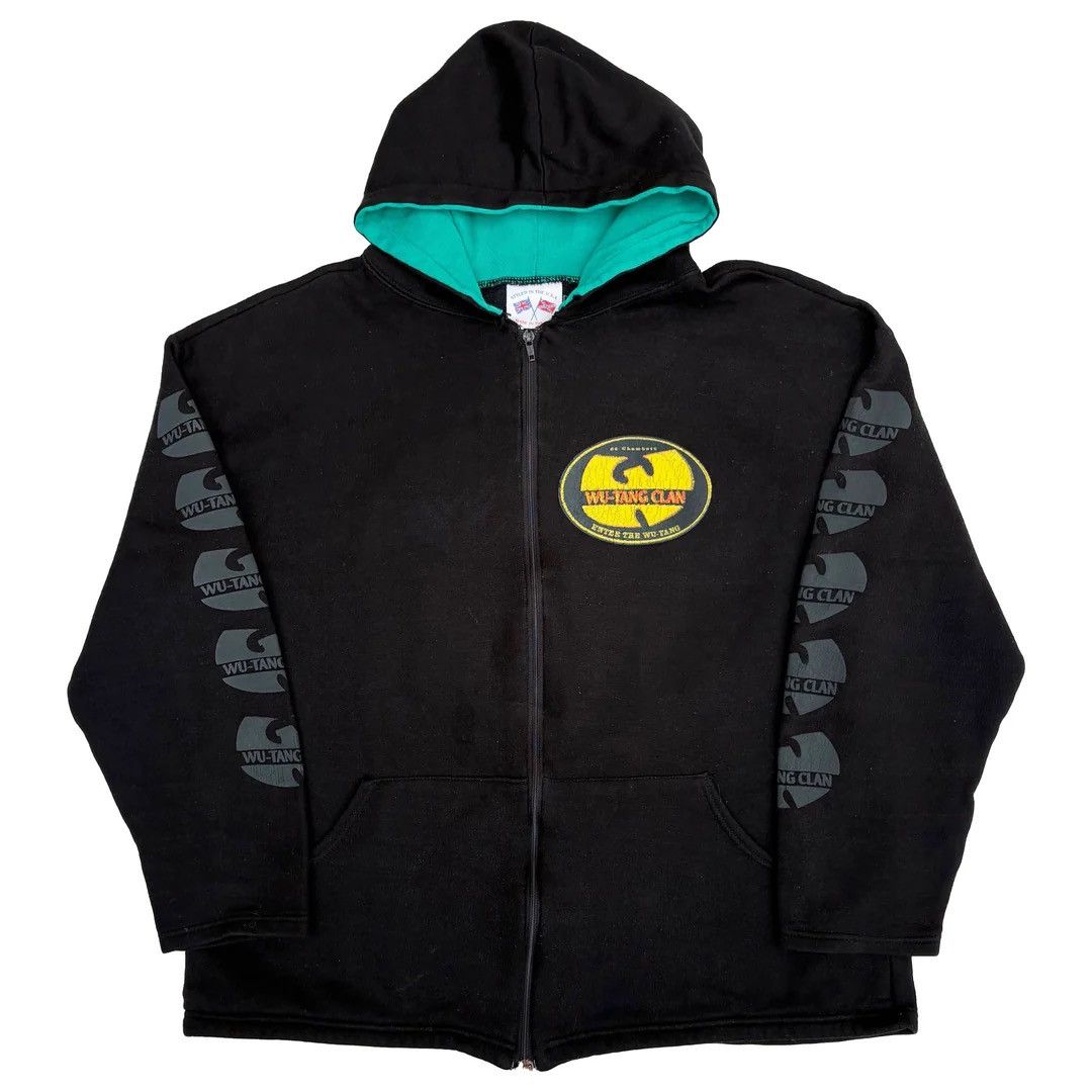 Wu Tang Clan 1990 90s Vintage 36 Chambers Rap Rare Hoodie