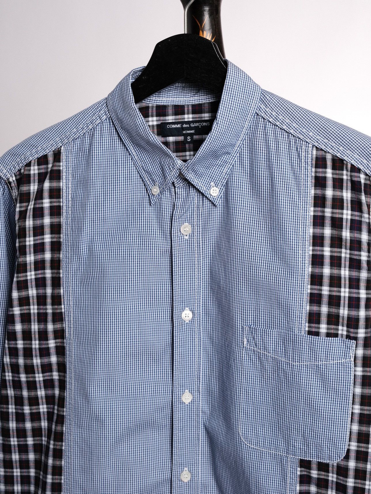 Comme des Garcons Homme Comme des Garcons Homme Patchwork Shirt Size US M / EU 48-50 / 2 - 2 Thumbnail