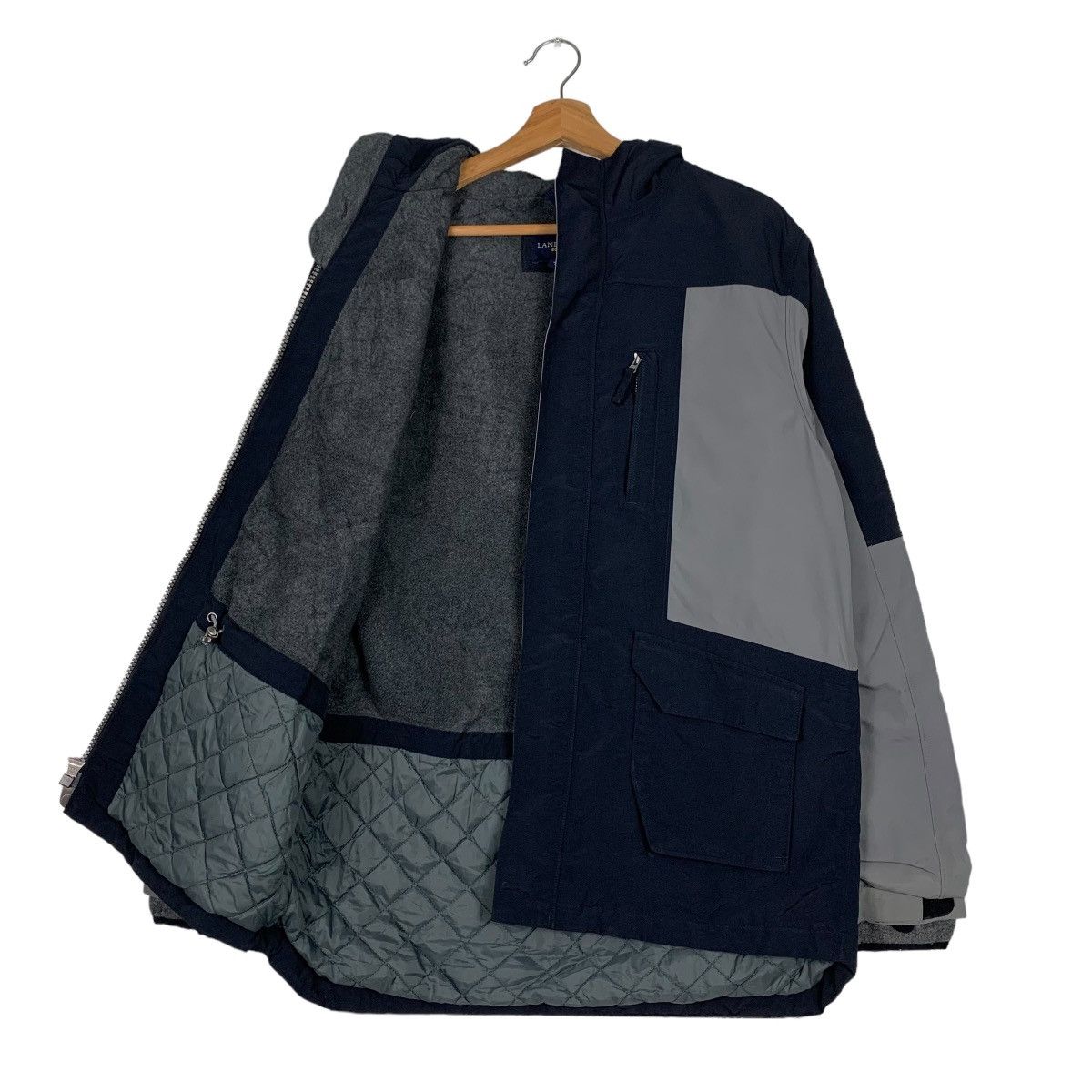 Lands' End Lands End Squall Colorblock Hoodie Jacket #0177-C9 Size US XL / EU 56 / 4 - 11 Thumbnail