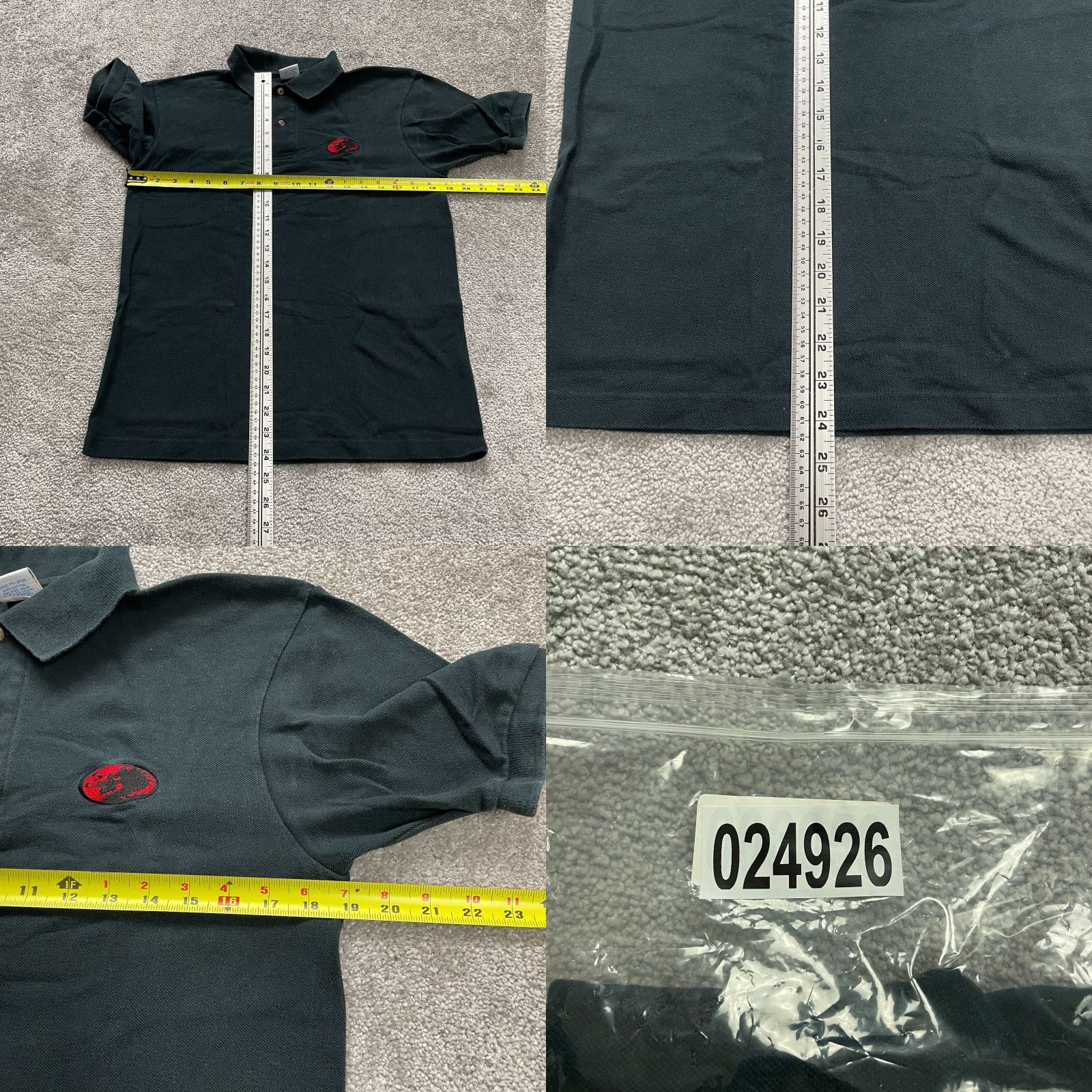 Vintage Crazy Shirts Polo Shirt Mens Small Black 100% Cotton Dragon Martial Arts Classic Polo Shirt S Black Dragon Martial Arts Mens Size US S / EU 44-46 / 1 - 8 Thumbnail