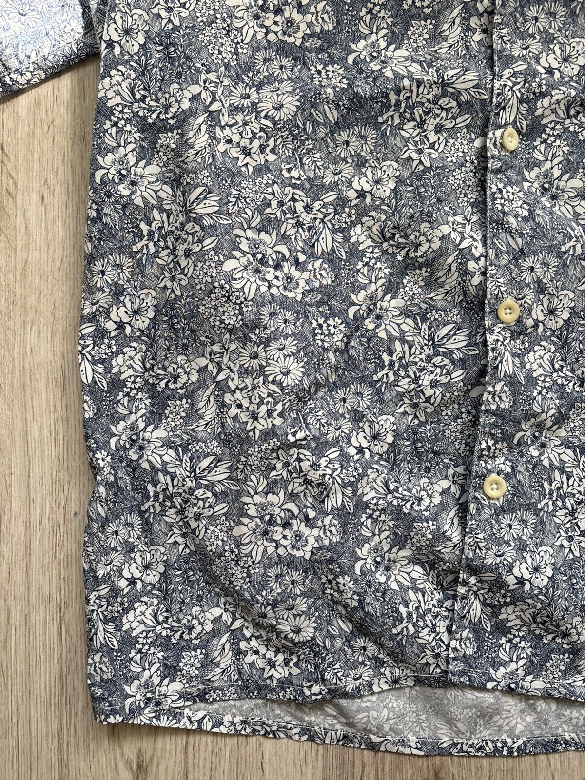 Albam Albam Floral Short Sleeve Shirt Size US M / EU 48-50 / 2 - 2 Thumbnail