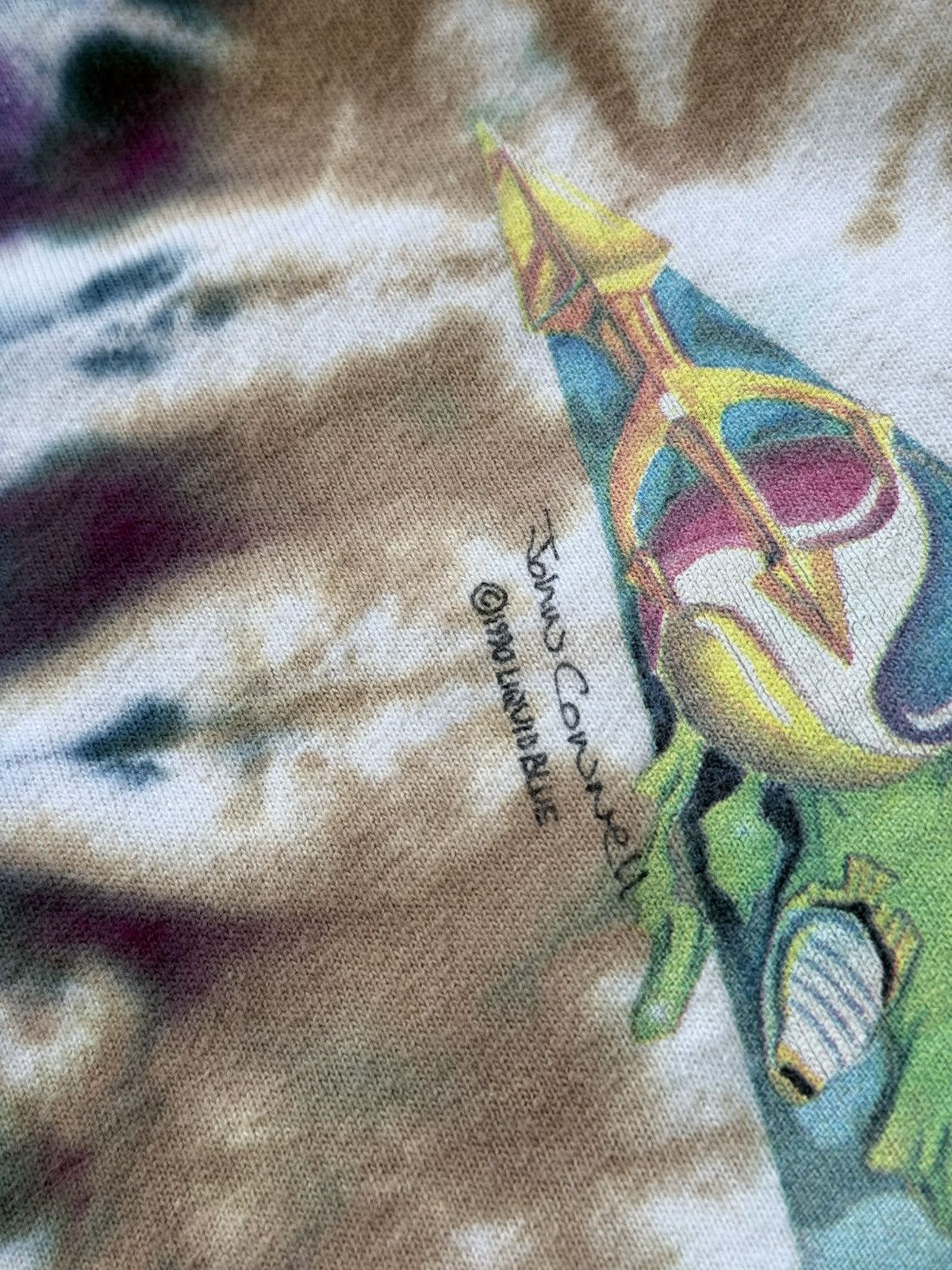 Liquid Blue Vintage 1990 Liquid Blue John Connell Ocean Long Sleeve Tee Size US XL / EU 56 / 4 - 12 Thumbnail