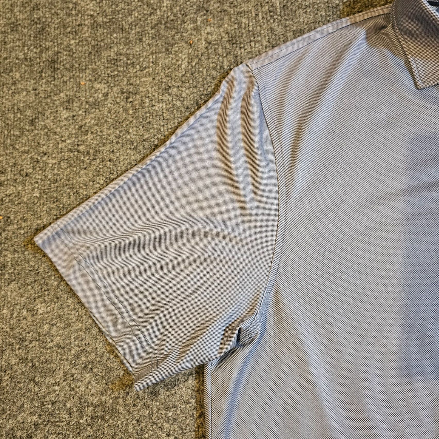 johnnie-O Johnnie-O Shirt Mens Large Gray Golf Polo Short Sleeve Performance Casual Shirt Size US L / EU 52-54 / 3 - 4 Thumbnail
