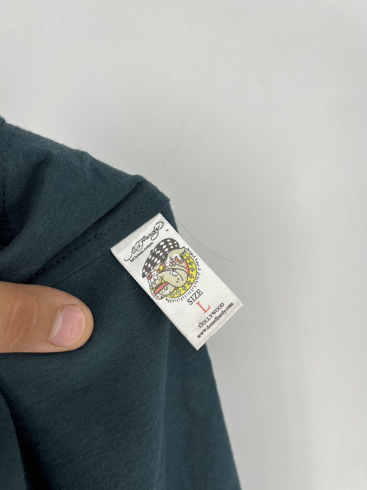 Other Vintage Ed Hardy By Christian Audigier Polo Tee Size L / US 10 / IT 46 - 8 Thumbnail