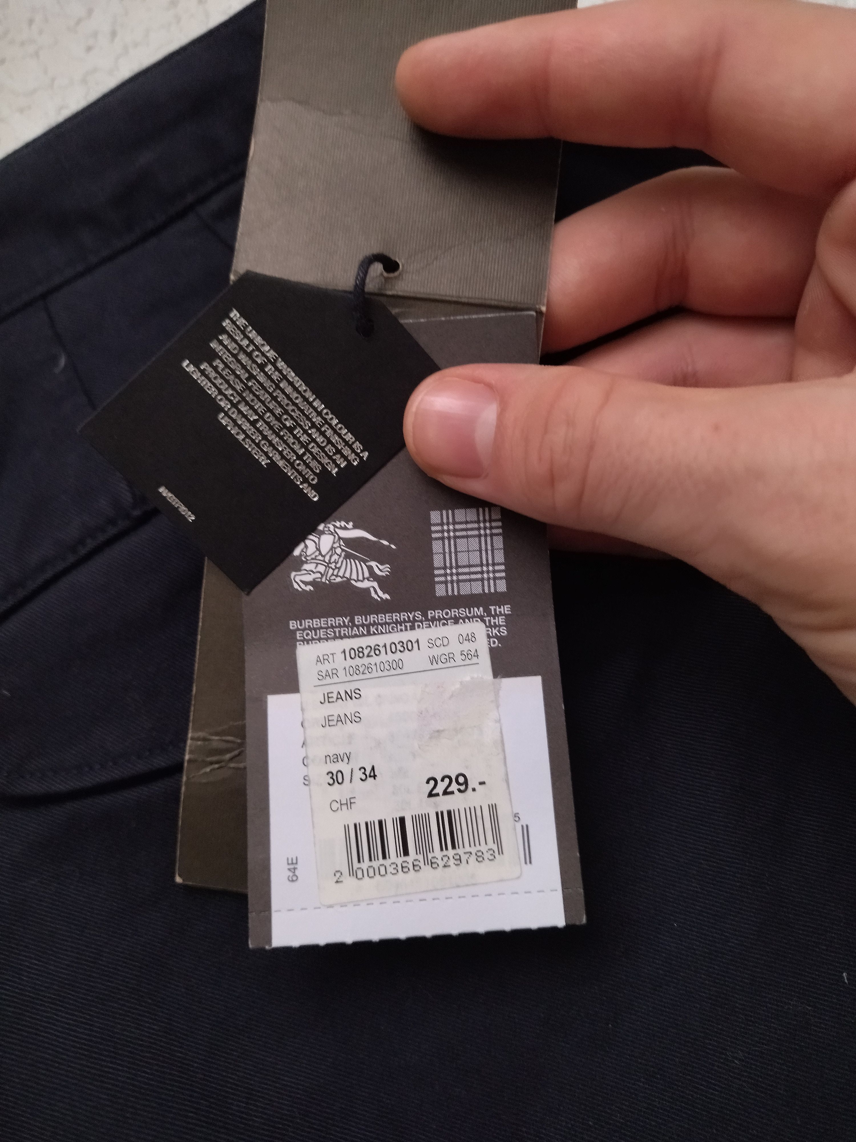 Burberry NEW BURBERRY BRIT JEANS Size US 34 / EU 50 - 4 Thumbnail