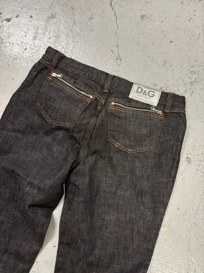 Dolce & Gabbana AW2003 Dolce & Gabbana Black Denim Multi-Zip Jacket and Jeans Set Size M / US 6-8 / IT 42-44 - 23 Thumbnail