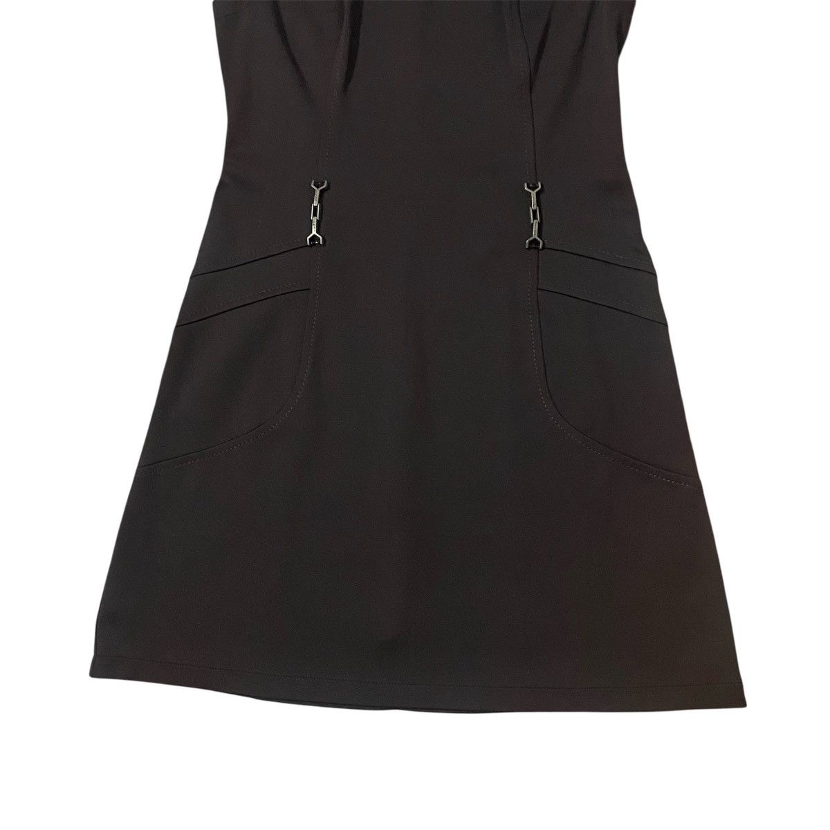 Fendi ‼️LAST DROP‼️Fendi Jeans Brown Sleeveless Dress Minimalist Size S / US 4 / IT 40 - 4 Thumbnail