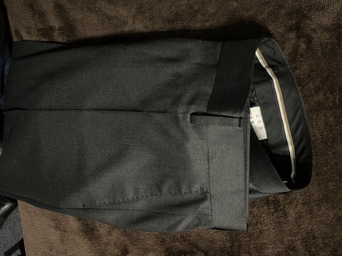 Hugo Boss Genius Wool Twill Slim Suit/Pants/Monogram Inside Size 40S - 4 Thumbnail