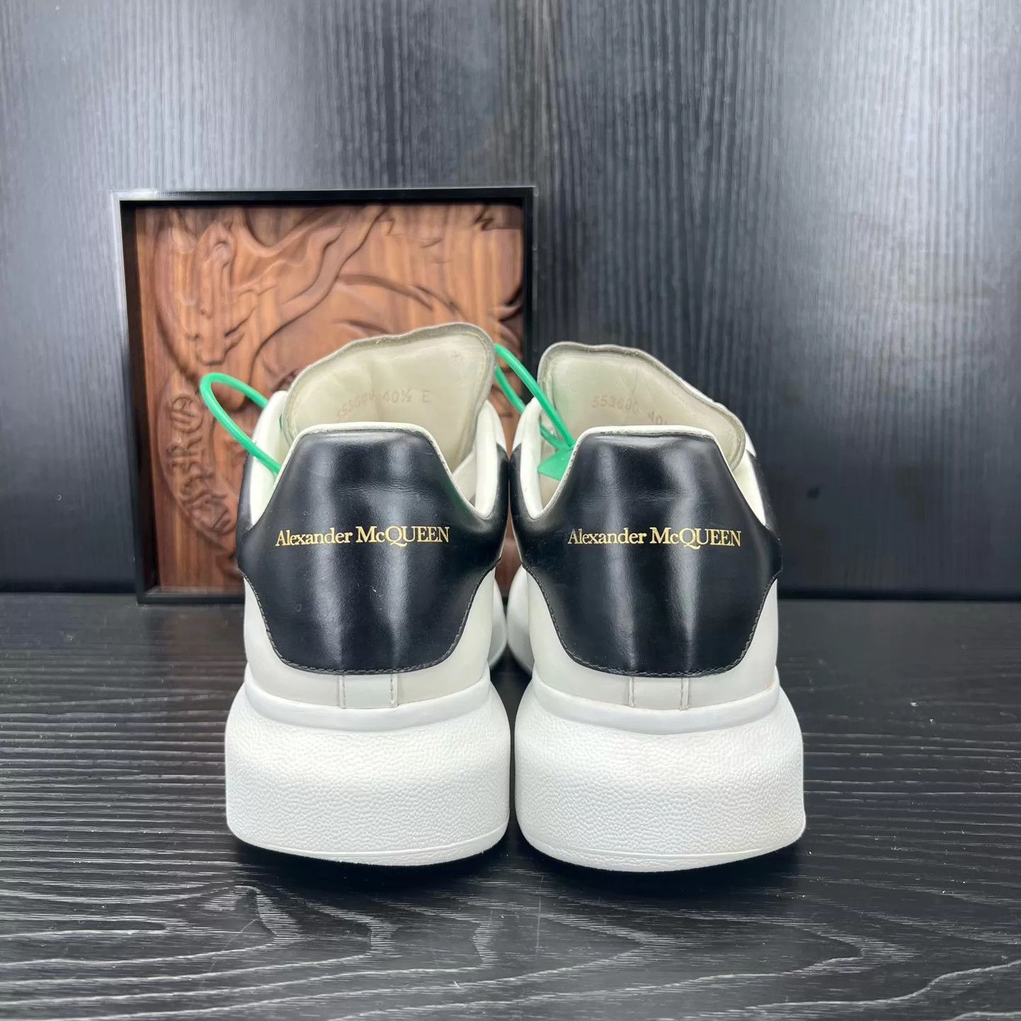 Alexander McQueen McQ Black Toe Smooth Calf Leather Sneakers 40.5 Size US 7.5 / EU 40-41 - 5 Thumbnail
