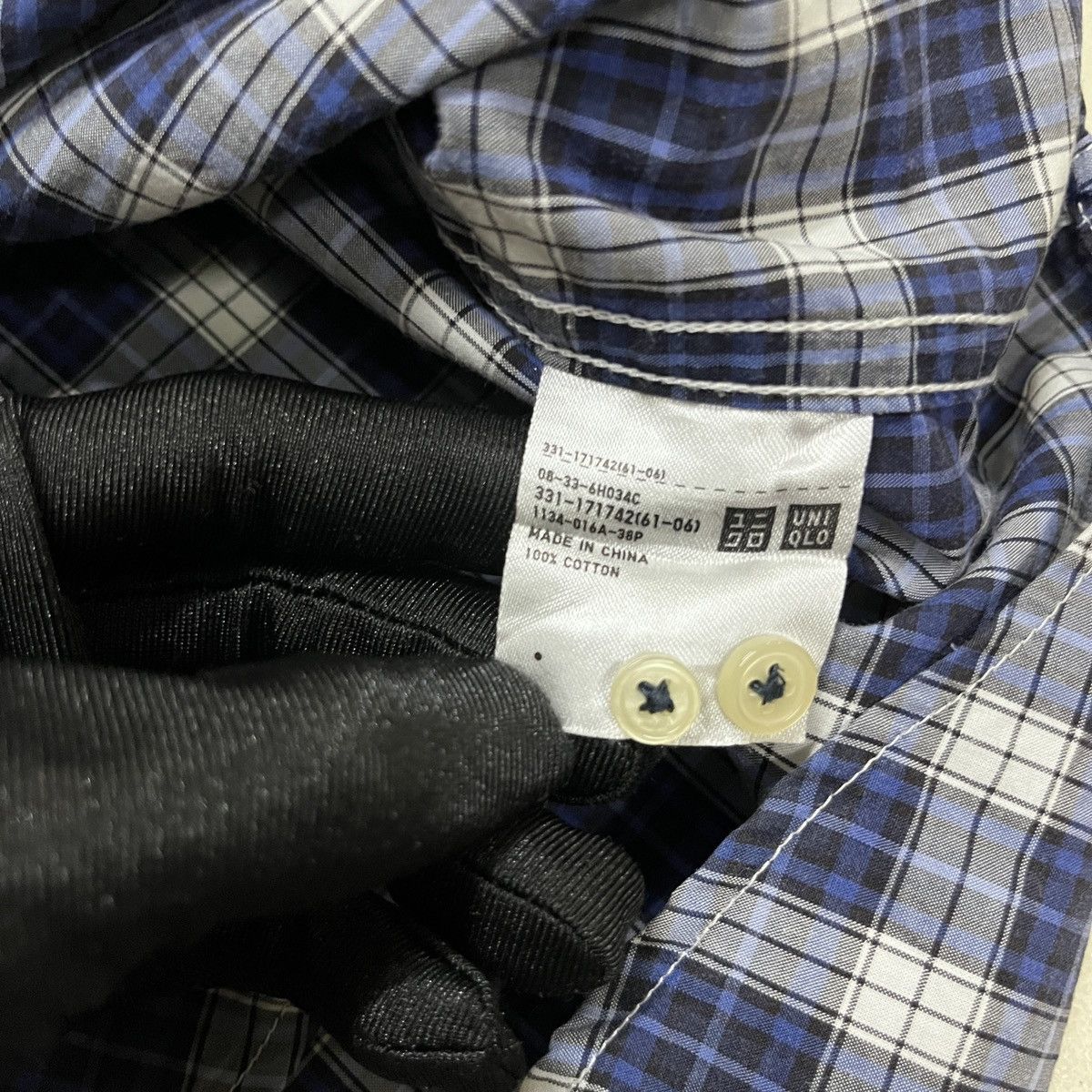 Japanese Brand × Uniqlo × Vintage Uniqlo Plaid Button Up Shirt Size US S / EU 44-46 / 1 - 5 Thumbnail
