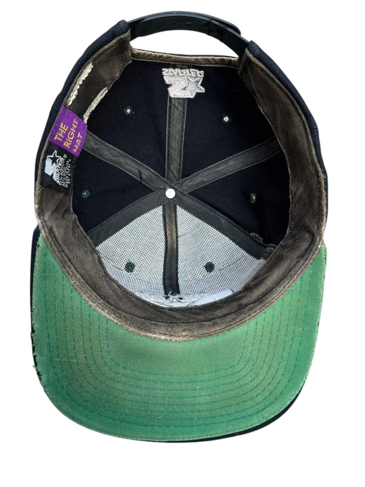 NBA Vintage 90s Dallas Stars Hat Cap Snap Back Blue Hockey Size ONE SIZE - 7 Thumbnail