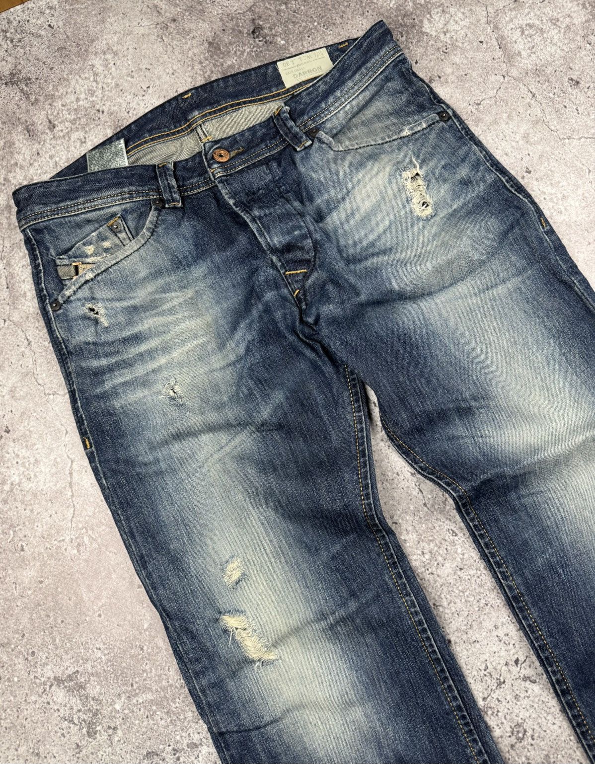 Diesel × Vintage CRAZY FLARED DIESEL JEANS If Six Was Nine japanese style Size US 31 - 5 Thumbnail