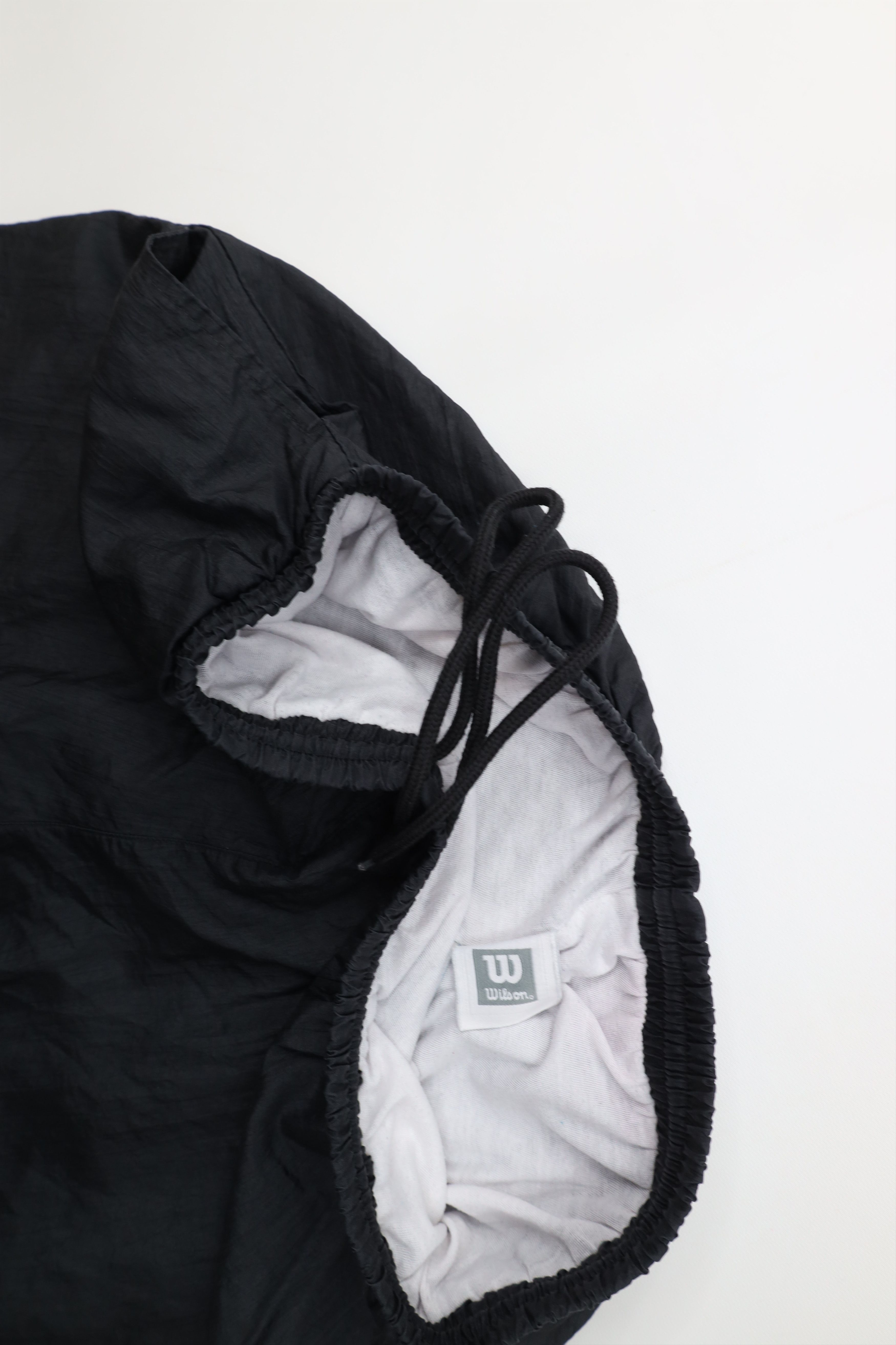 Wilson Vintage 90s Wilson Lined Windbreaker Joggers Pants Black Size US 36 / EU 52 - 12 Thumbnail