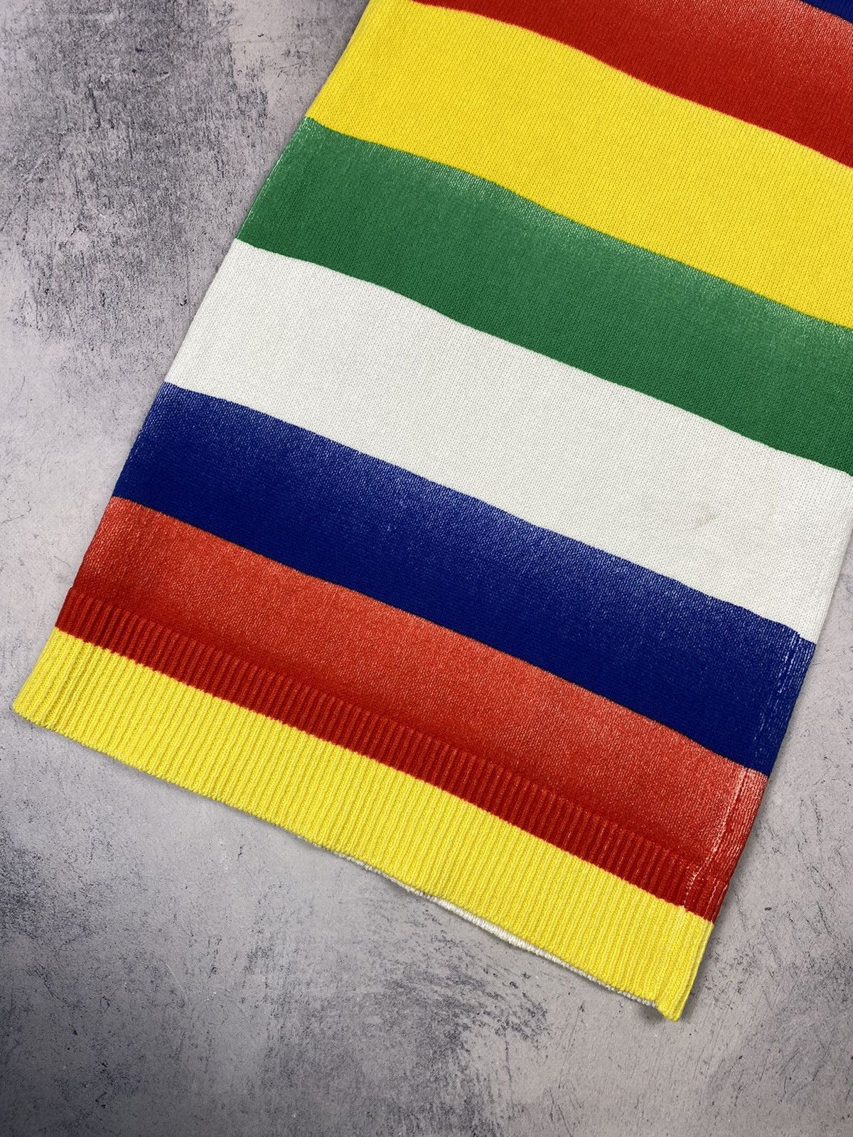 Polo Ralph Lauren × Ralph Lauren Polo Ralph Lauren Striped Multicolor Knit Dress Short Sleeve Size S / US 4 / IT 40 - 11 Thumbnail