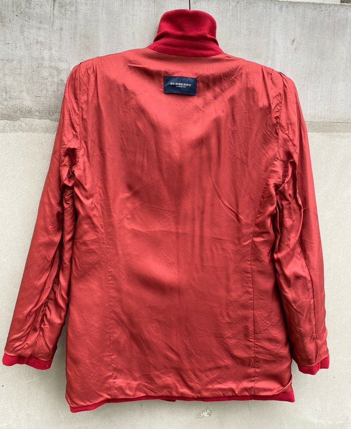 Burberry Burberry London Red Wool Ladies Blazer Size M / US 6-8 / IT 42-44 - 4 Thumbnail