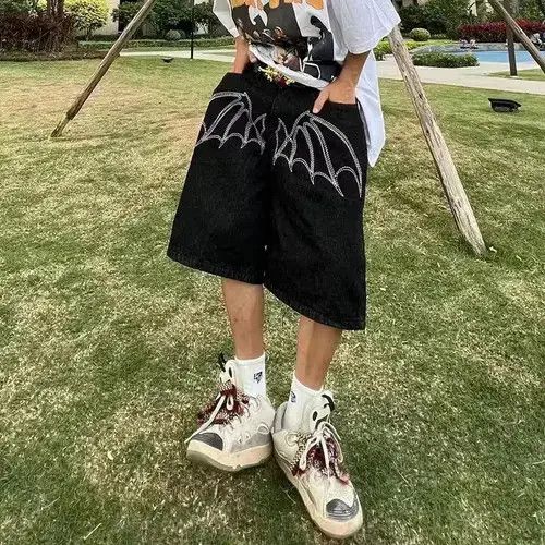 Jean Hip Hop Washed Retro Summer Jeans Mens Pocket Denim Shorts Size US 34 / EU 50 - 4 Thumbnail