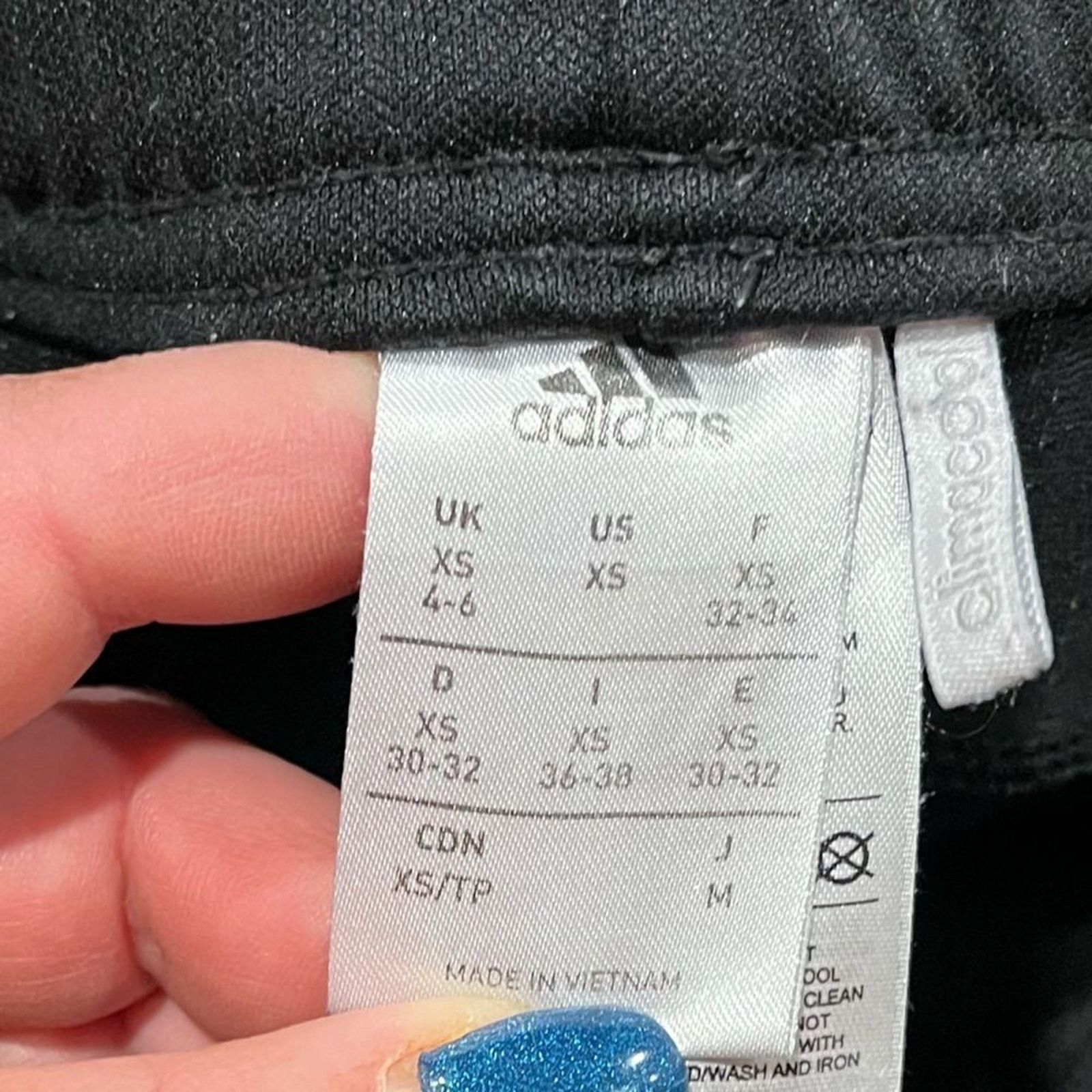 Adidas Adidas Climacool Track Pants Fleece Tapered Leg Elastic XS Size 24" / US 00 / IT 34 - 9 Thumbnail