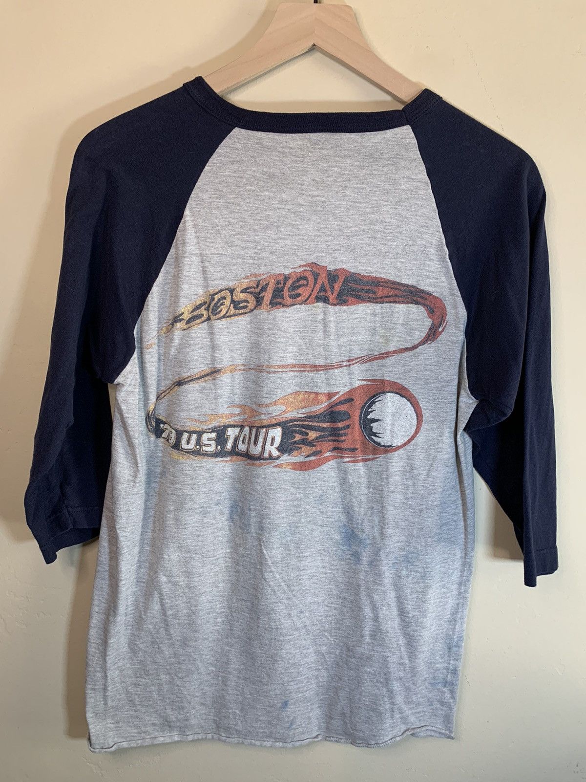Band Tees × Vintage *RARE* Vintage 1979 Boston USA Tour Raglan Band Shirt Size US L / EU 52-54 / 3 - 2 Thumbnail