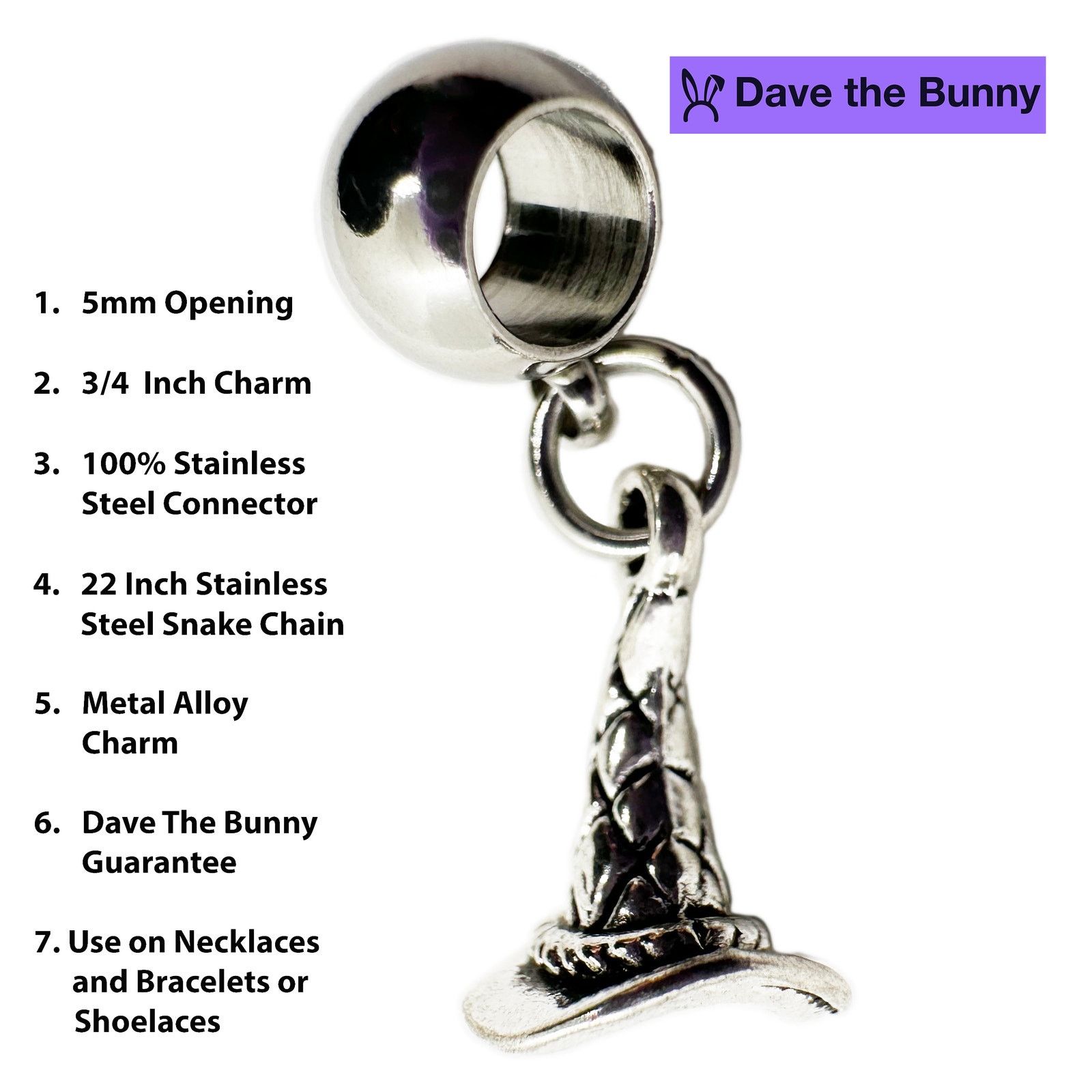 & Other Stories Wizard Hat Charm Necklace Pendant Jewelry Size ONE SIZE - 2 Thumbnail