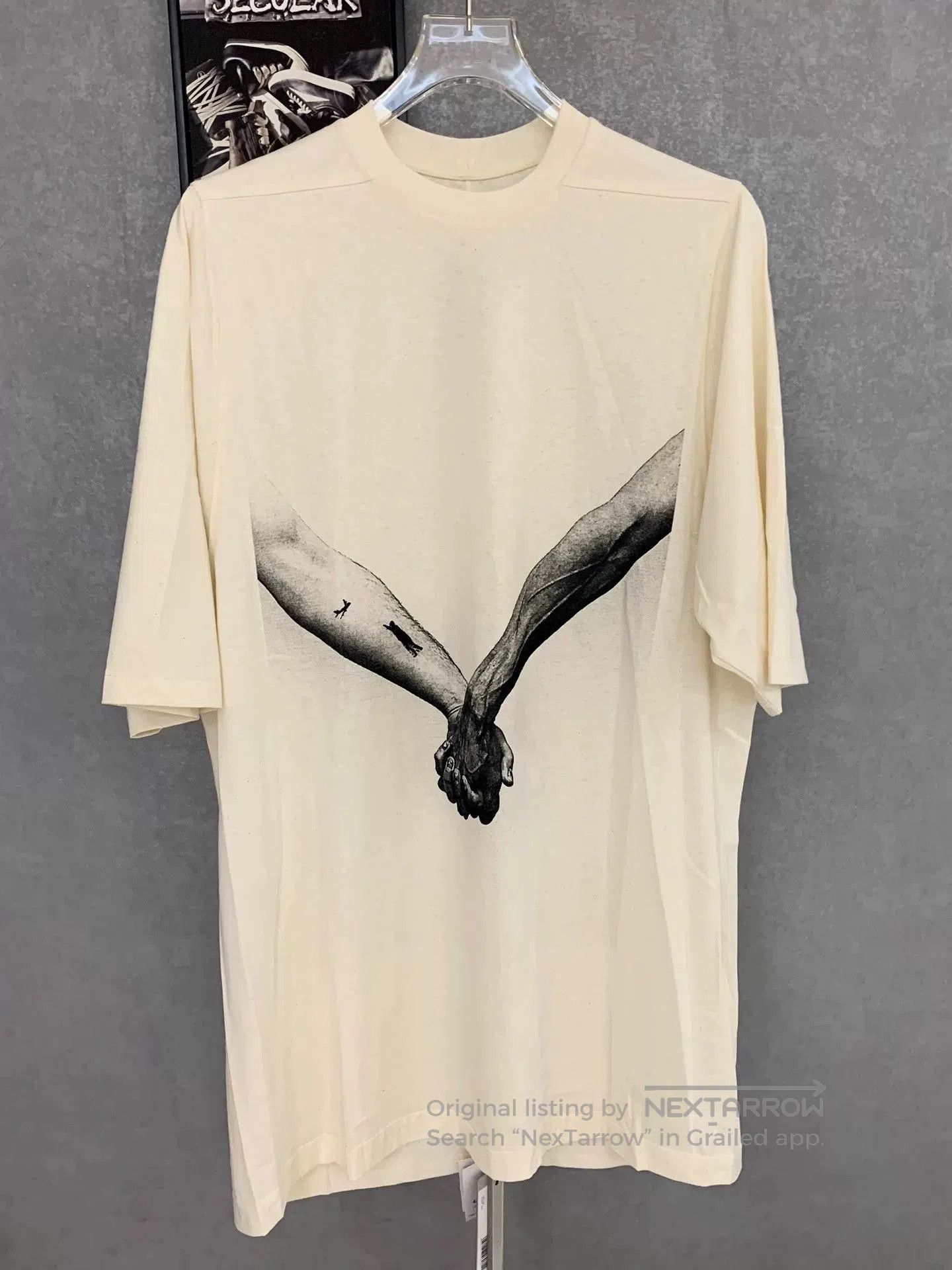 Rick Owens rick owens oversized short sleeve tee. Size US S / EU 44-46 / 1 - 1 Thumbnail