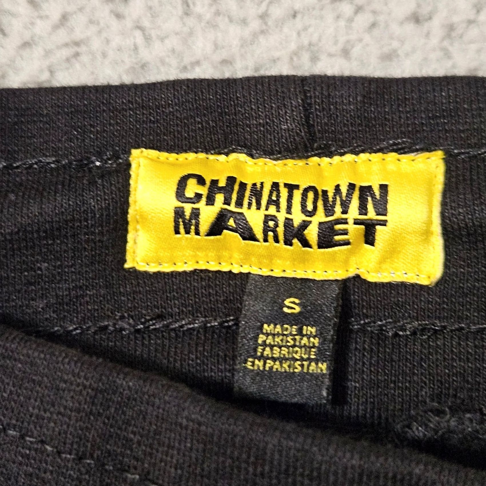 Vintage Chinatown Market Shorts S Black Athletic Mens Small Fleece Streetwear Arc Retro 00 Bills Spell Out Size US 29 - 4 Thumbnail