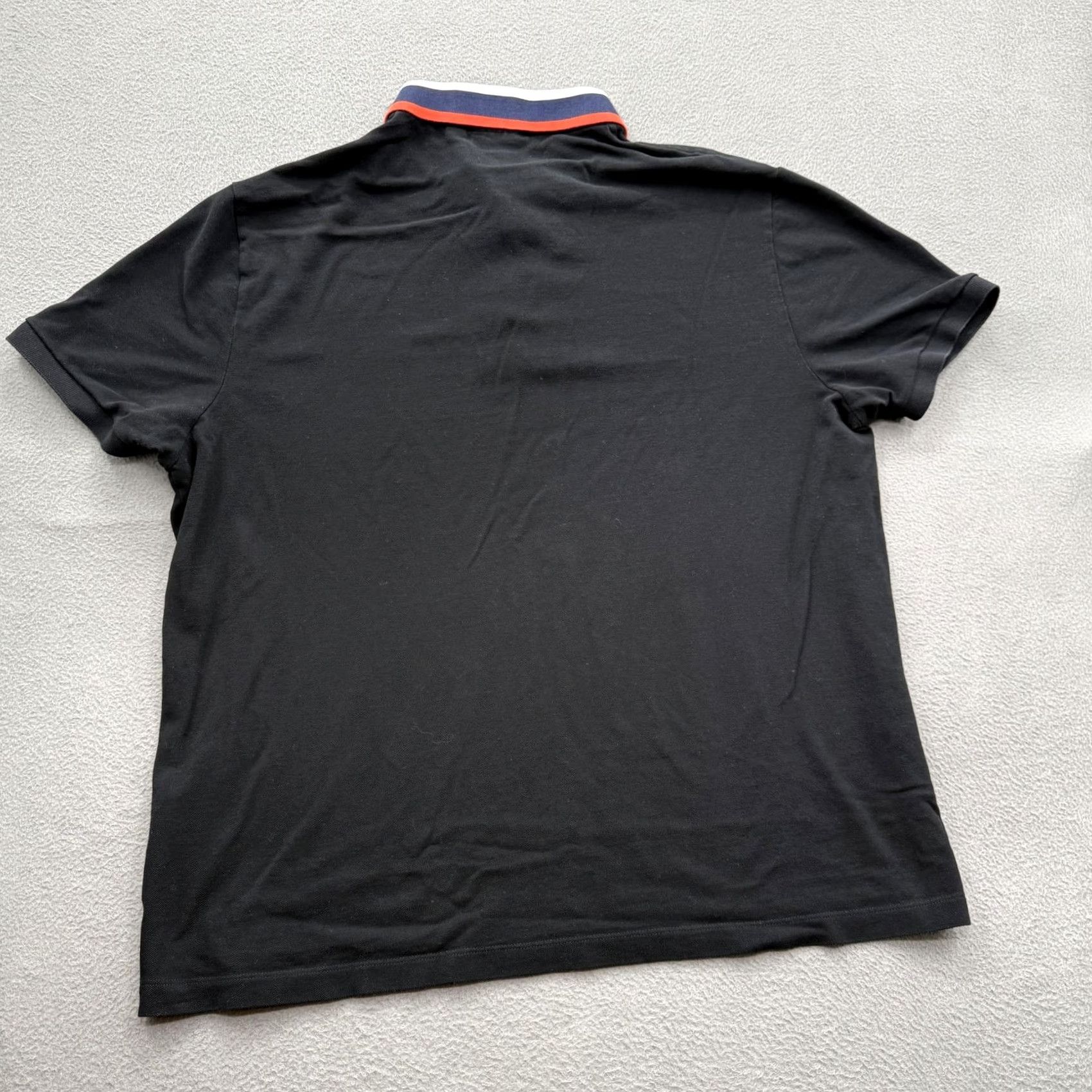 Lacoste Lacoste Polo Shirt Mens 3XL Black Contrast Collar Cotton Croc Logo Casual Size US XXL / EU 58 / 5 - 2 Thumbnail