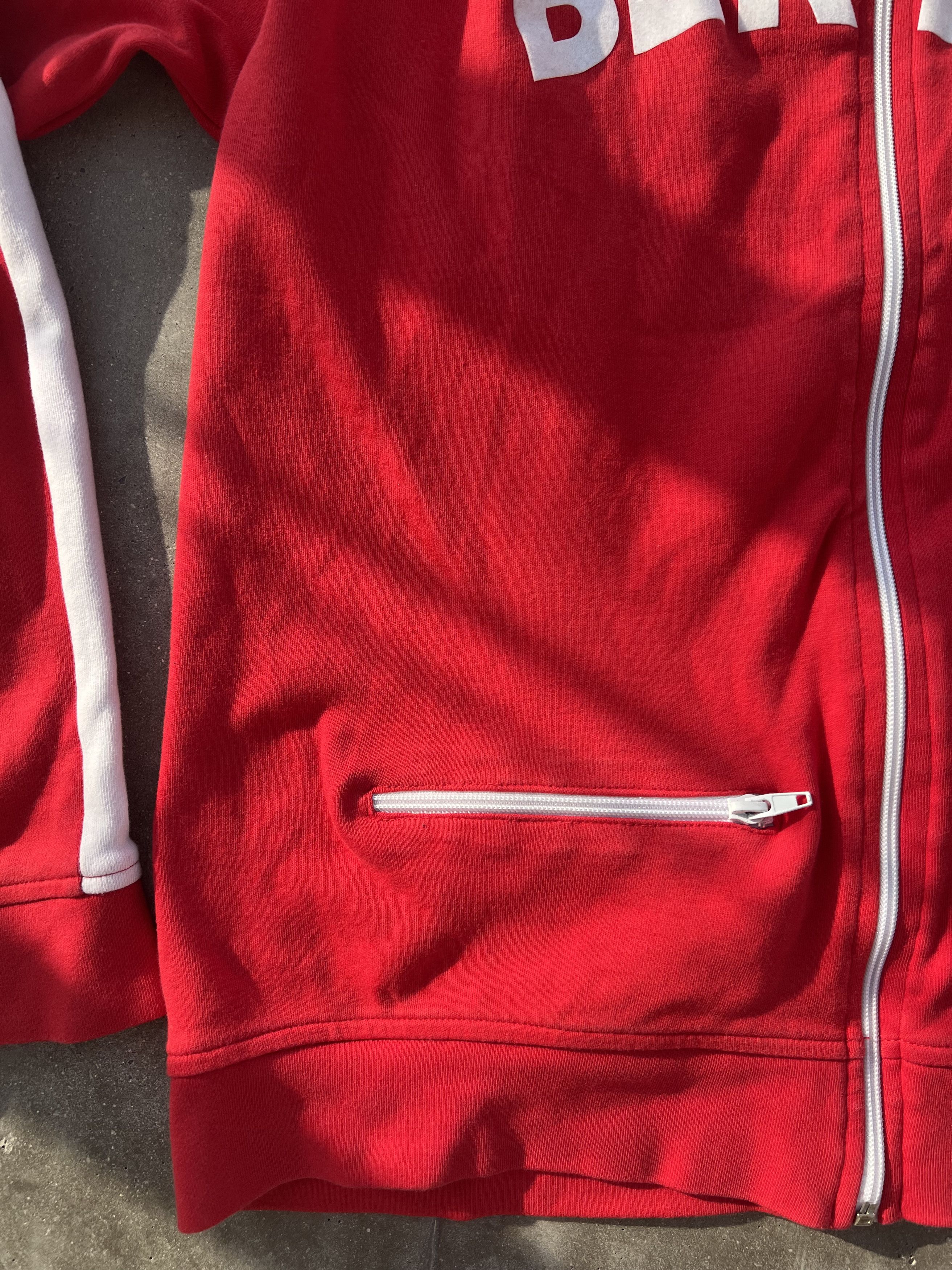 Other Berlin zip up crewneck hoodie red Size US L / EU 52-54 / 3 - 3 Thumbnail