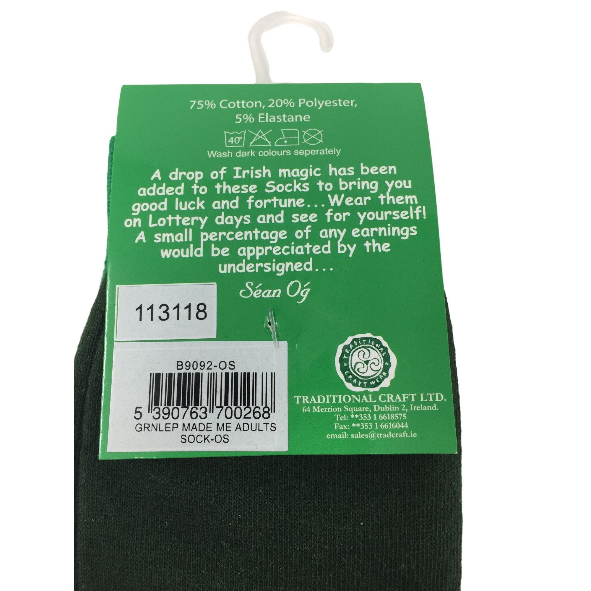 Other NWT UNISEX LUCKY IRISH SOCKS SIZE 6.5-11.5 Size ONE SIZE - 3 Thumbnail