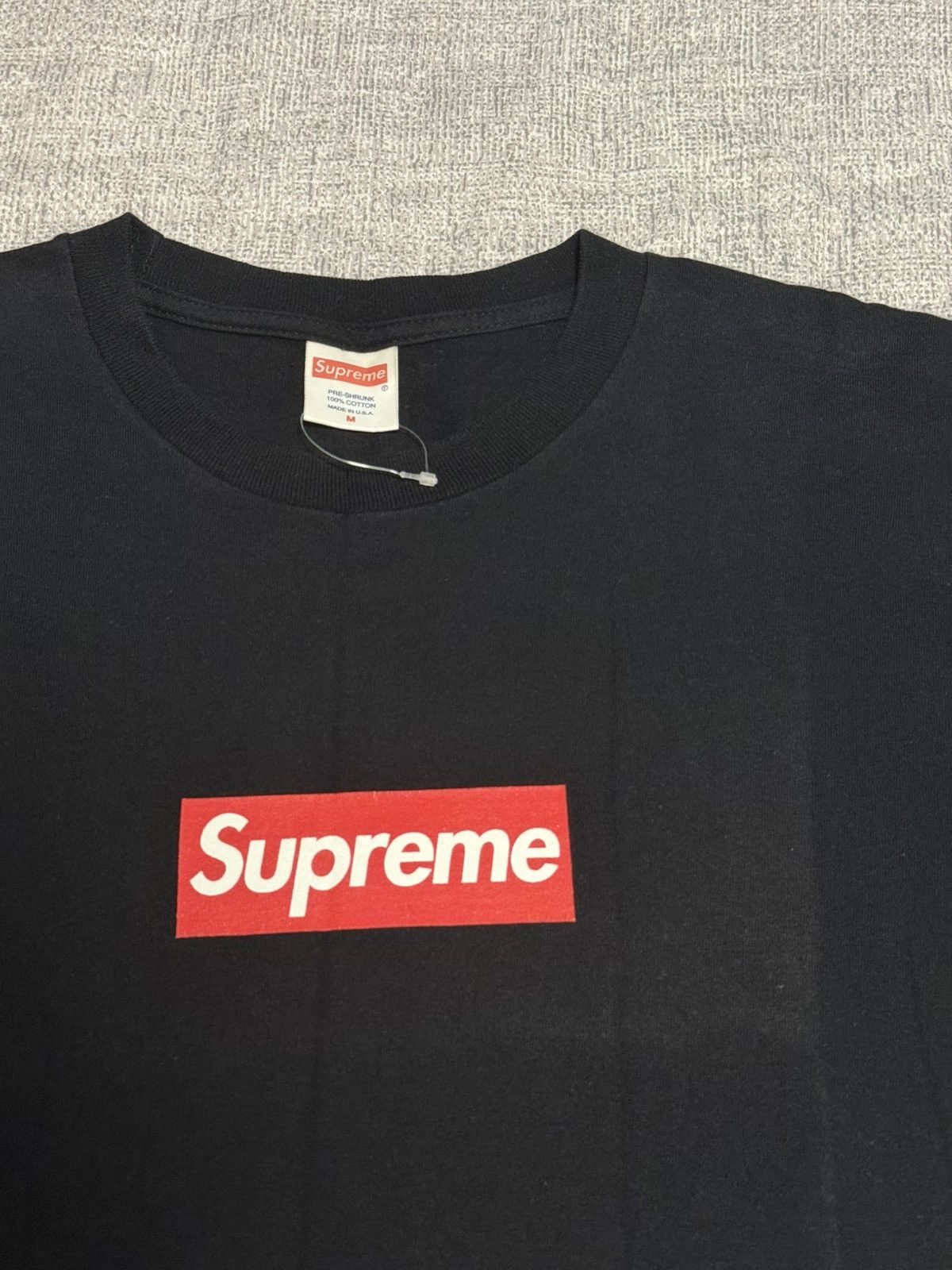 Supreme Supreme 20th anniversary box logo tee black Size US M / EU 48-50 / 2 - 4 Thumbnail