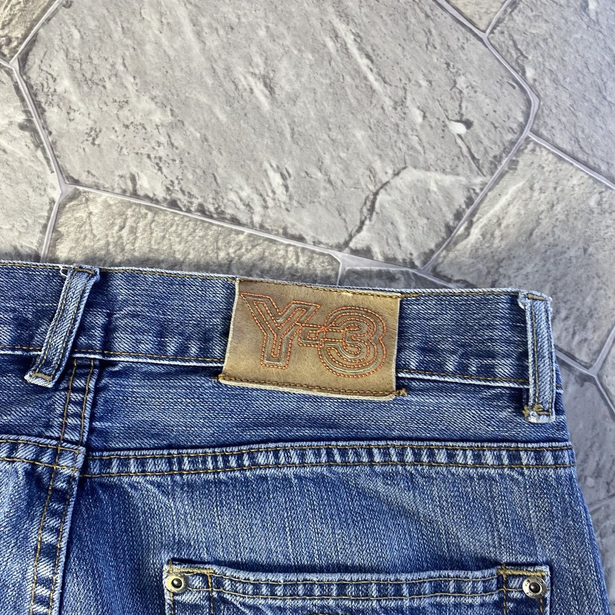 Yohji Yamamoto Yohji Yamamoto Y-3 Adidas Embroidered Big Logo Jeans Size US 32 / EU 48 - 6 Thumbnail