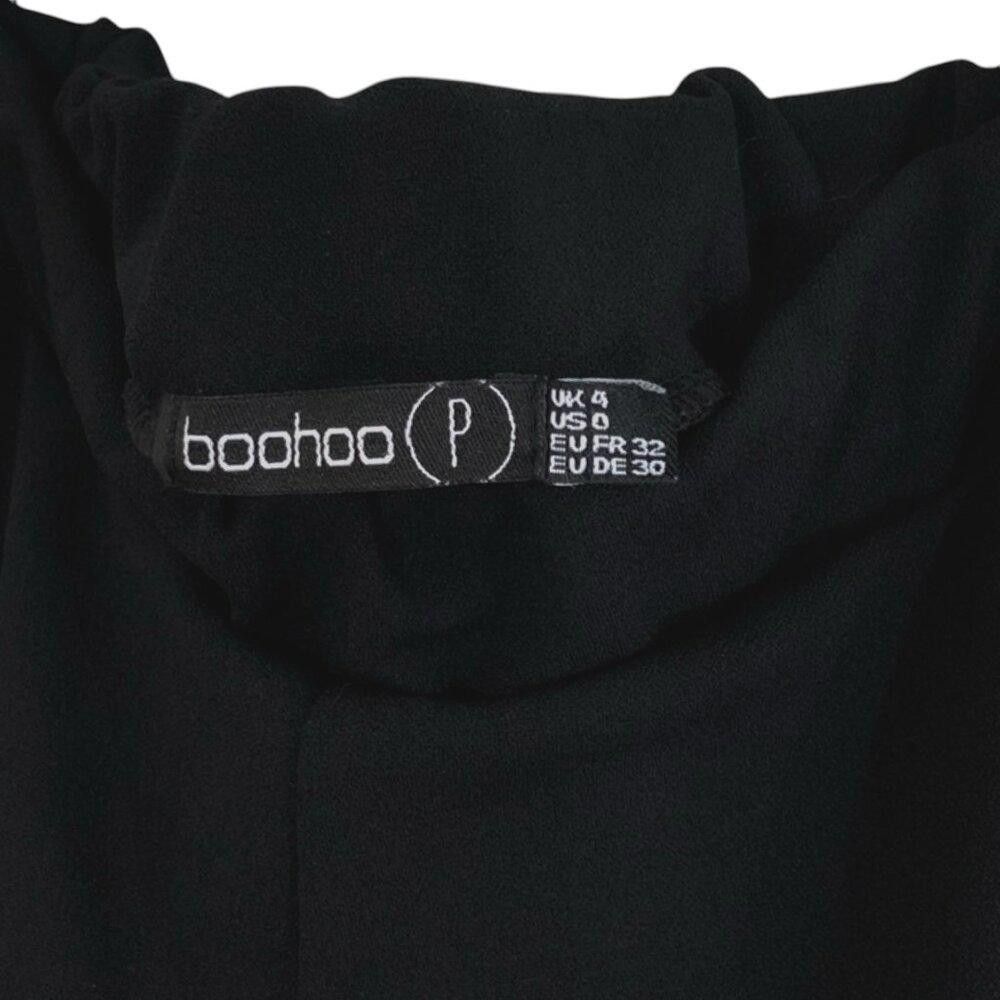 Boohoo Boohoo Petite Pants/Leggings - Black with Rainbow Stripes Size 25" / US 0 / IT 36 - 4 Thumbnail
