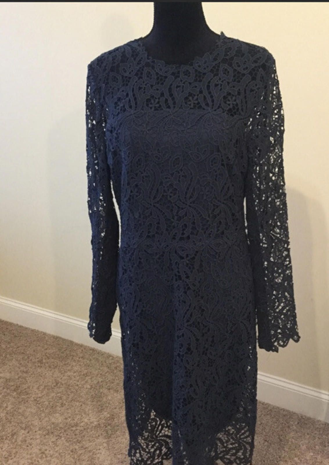 Elie Tahari Elie Tahari Lace Printed Dress Sz12 $ 498 Size XL / US 12-14 / IT 48-50 - 3 Thumbnail
