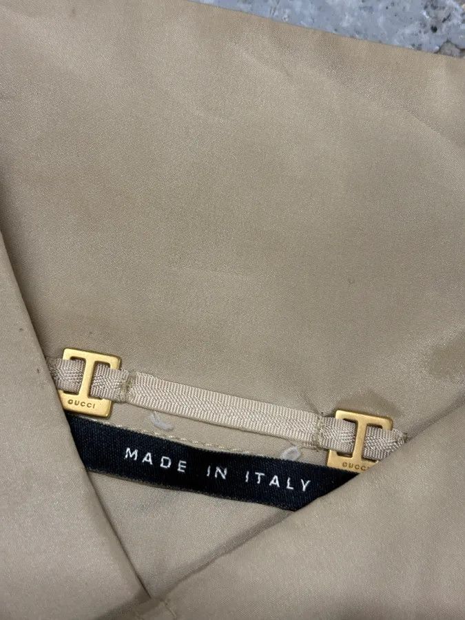 Gucci SS2004 Gucci Beige Cropped Nylon Jacket Size S / US 4 / IT 40 - 8 Thumbnail